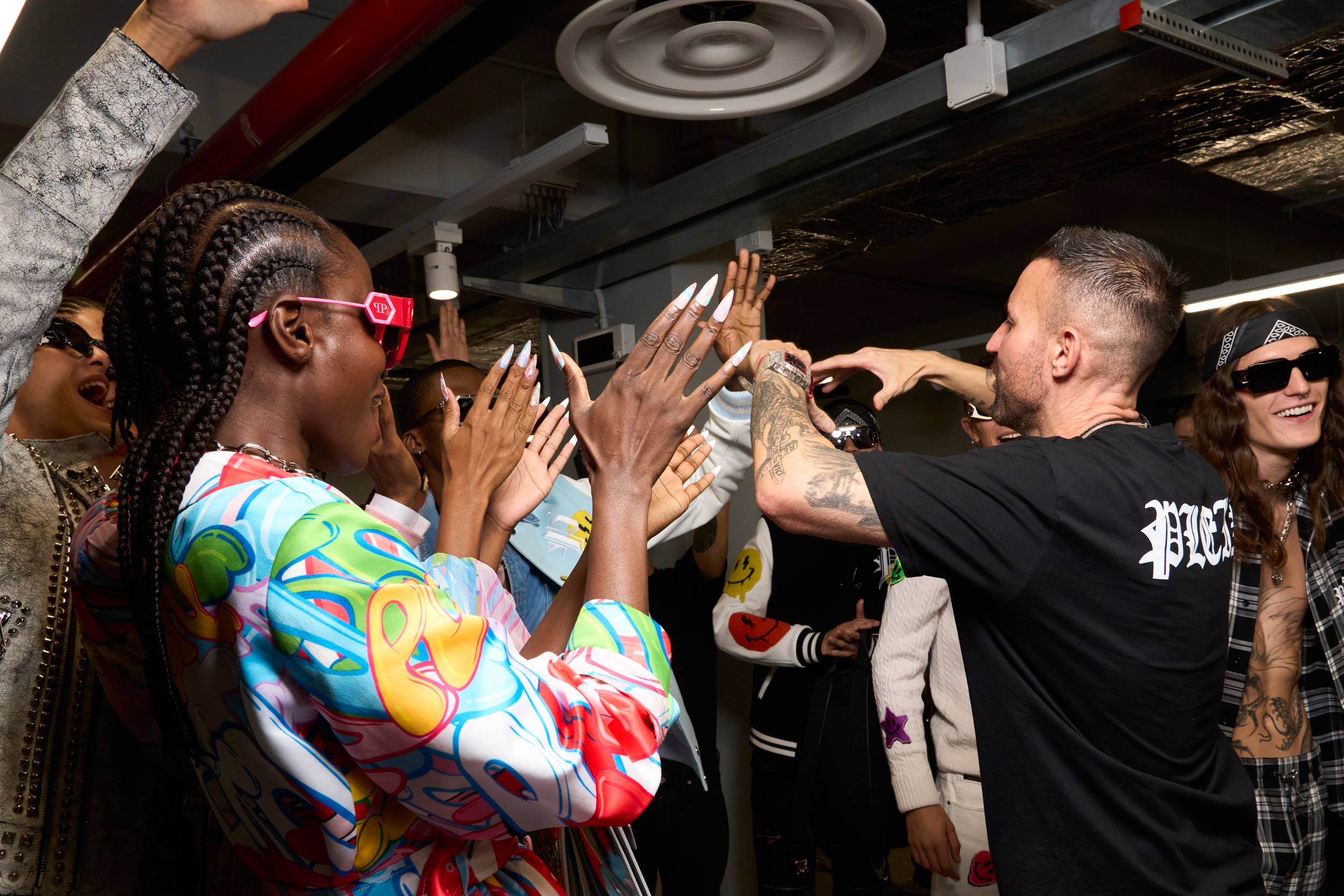 Philipp Plein Spring 2024 Fashion Show Backstage