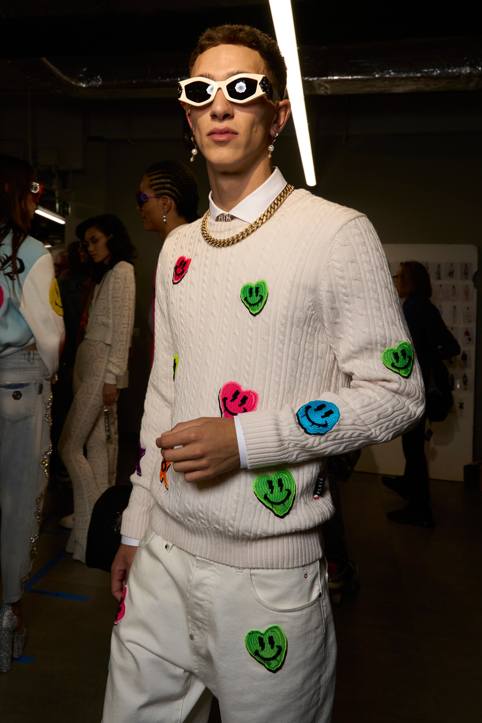 Philipp Plein Spring 2024 Fashion Show Backstage