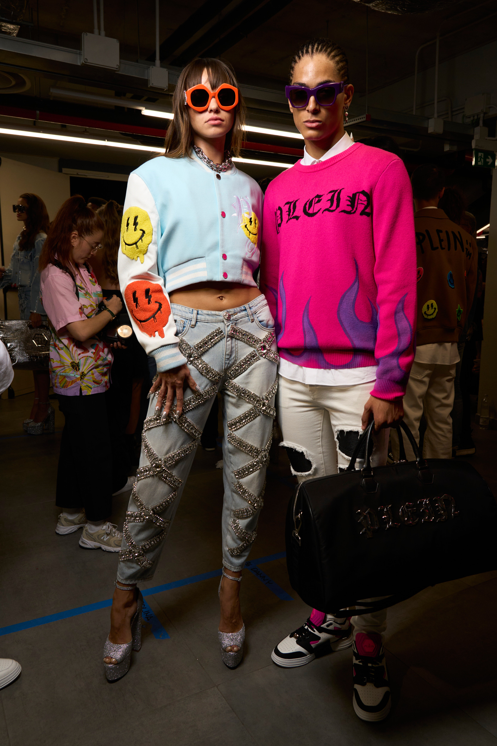 Philipp Plein Spring 2024 Fashion Show Backstage