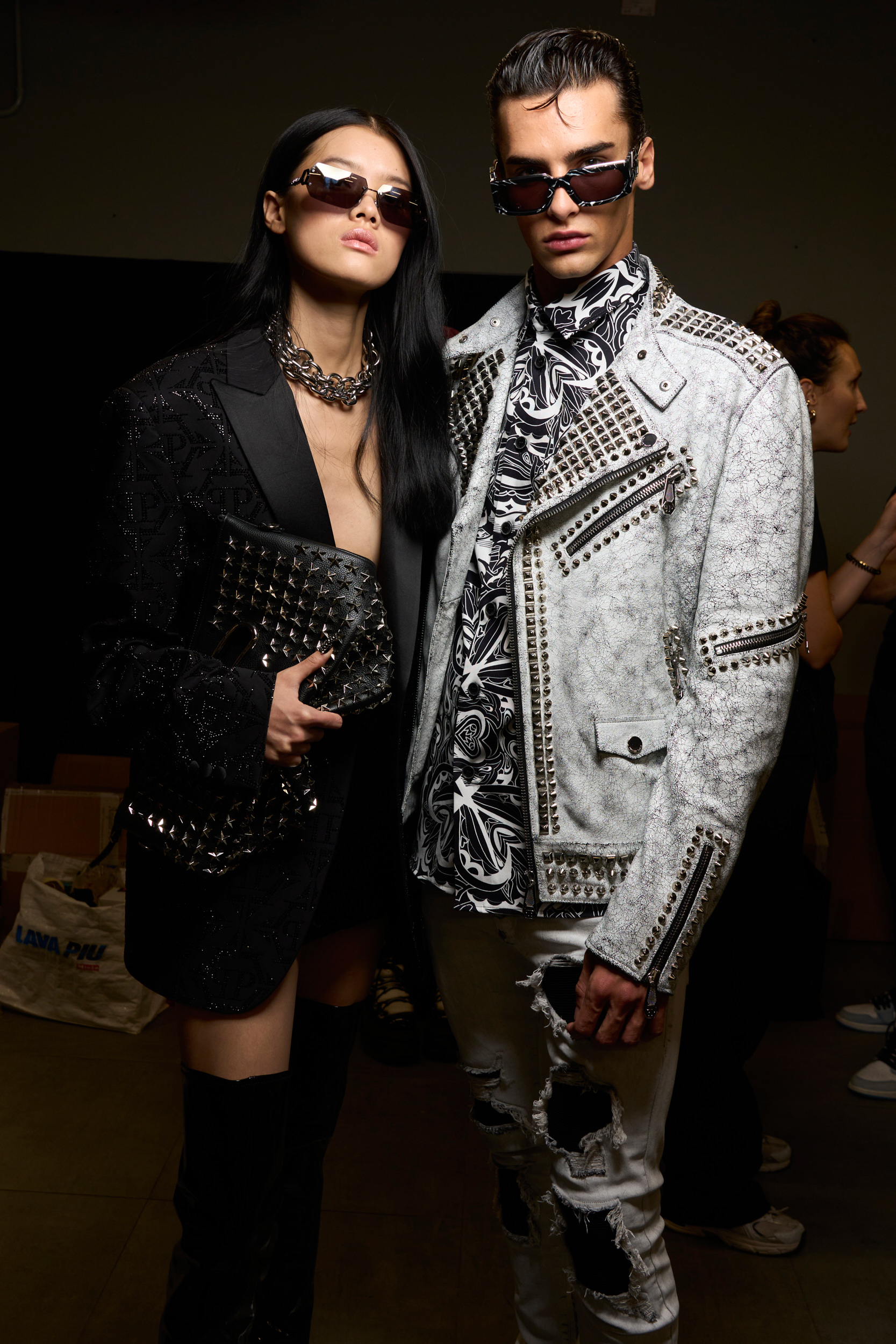 Philipp Plein Spring 2024 Fashion Show Backstage