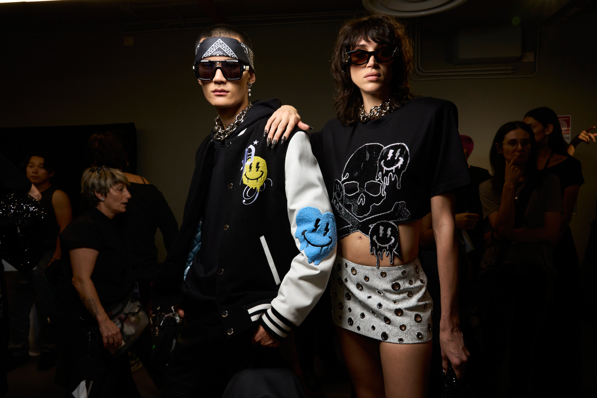 Philipp Plein Spring 2024 Fashion Show Backstage