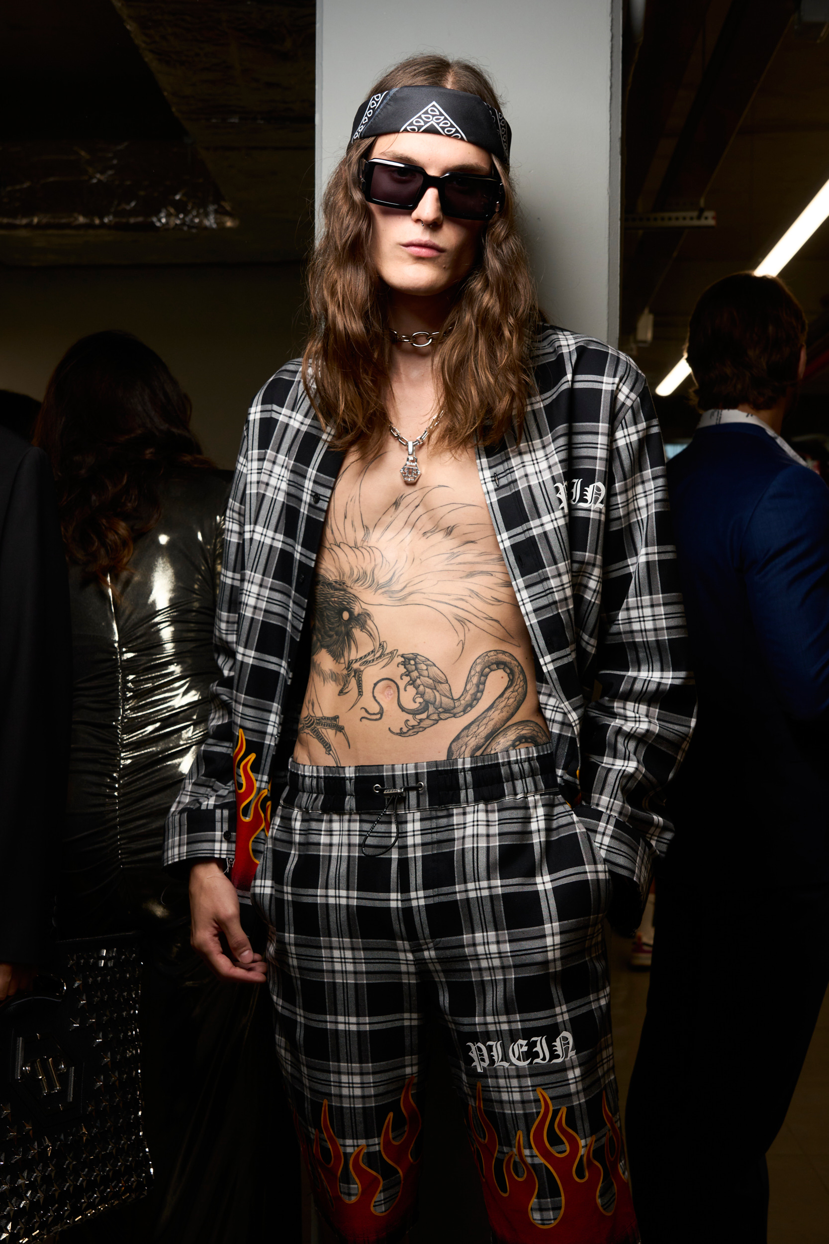 Philipp Plein Spring 2024 Fashion Show Backstage