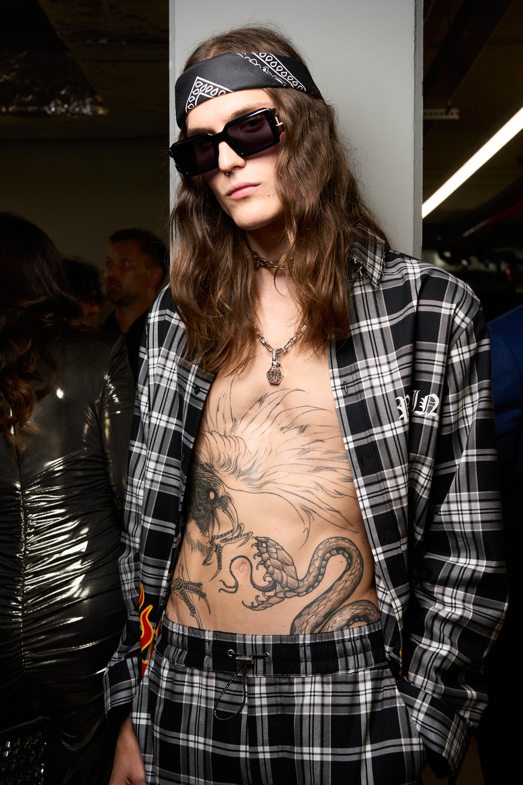 Philipp Plein Spring 2024 Fashion Show Backstage