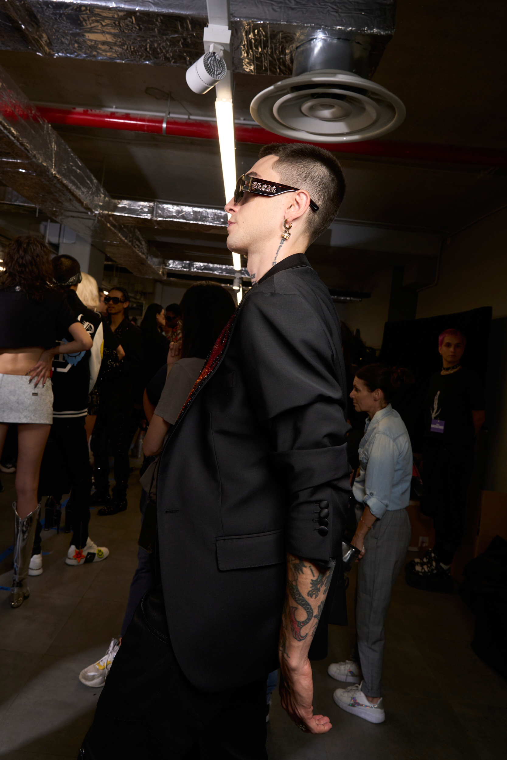 Philipp Plein Spring 2024 Fashion Show Backstage