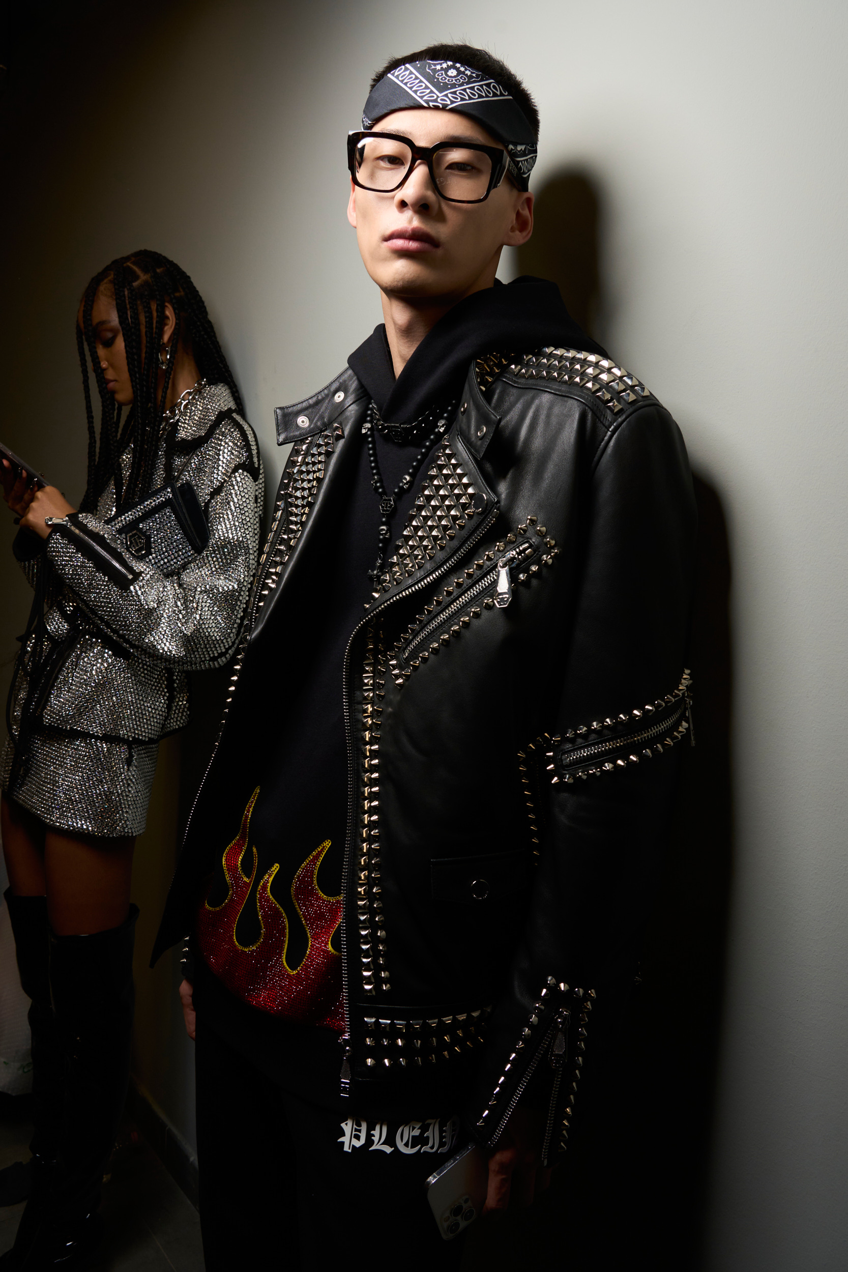 Philipp Plein Spring 2024 Fashion Show Backstage