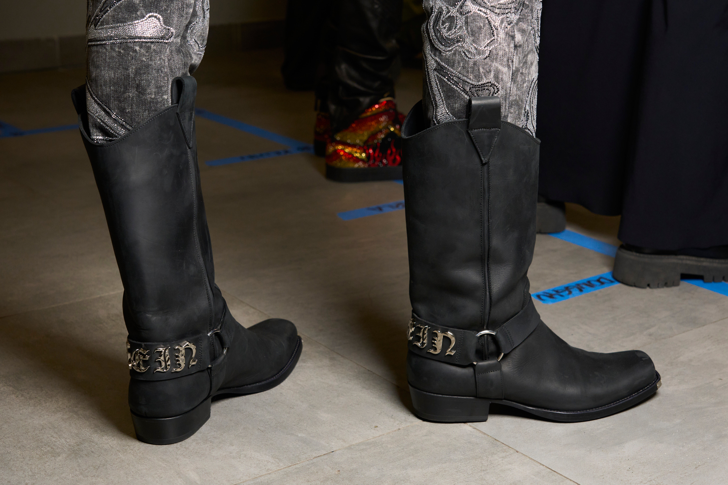 Philipp Plein Spring 2024 Fashion Show Backstage