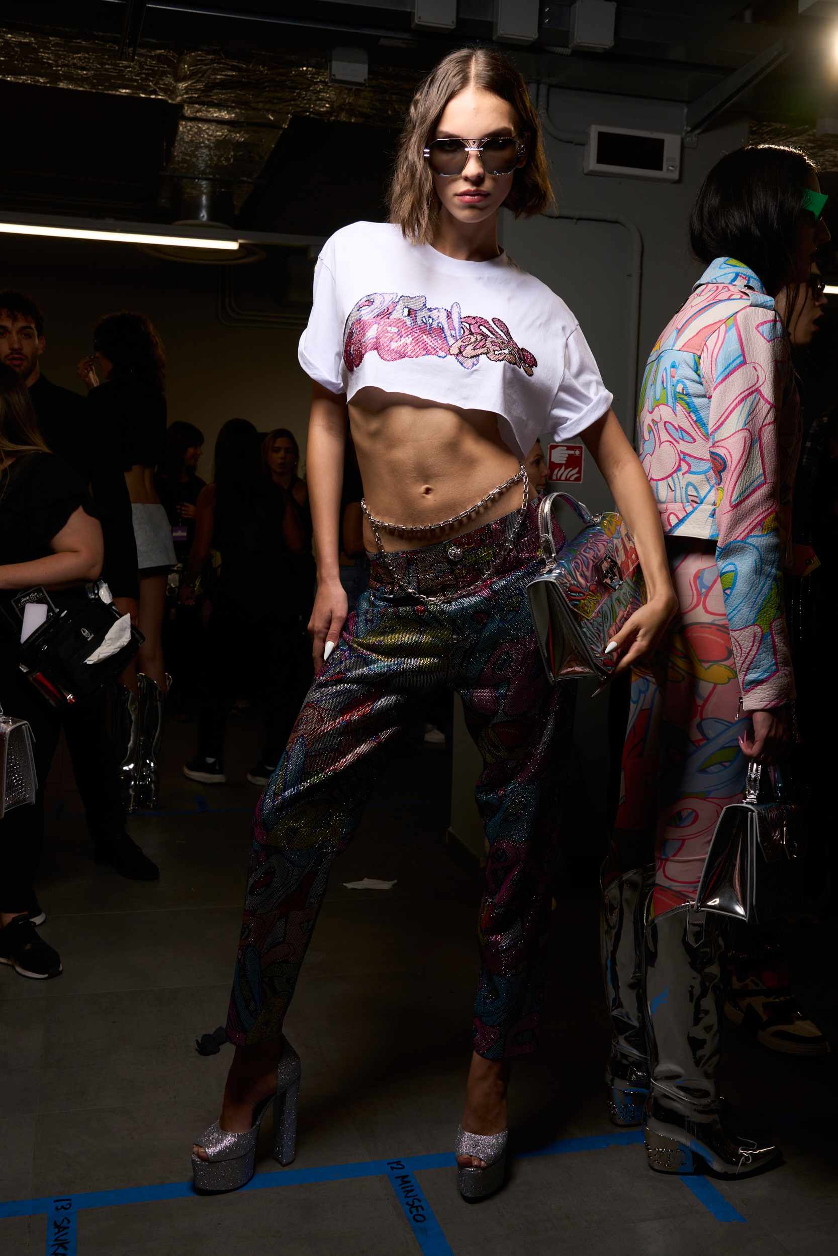 Philipp Plein Spring 2024 Fashion Show Backstage