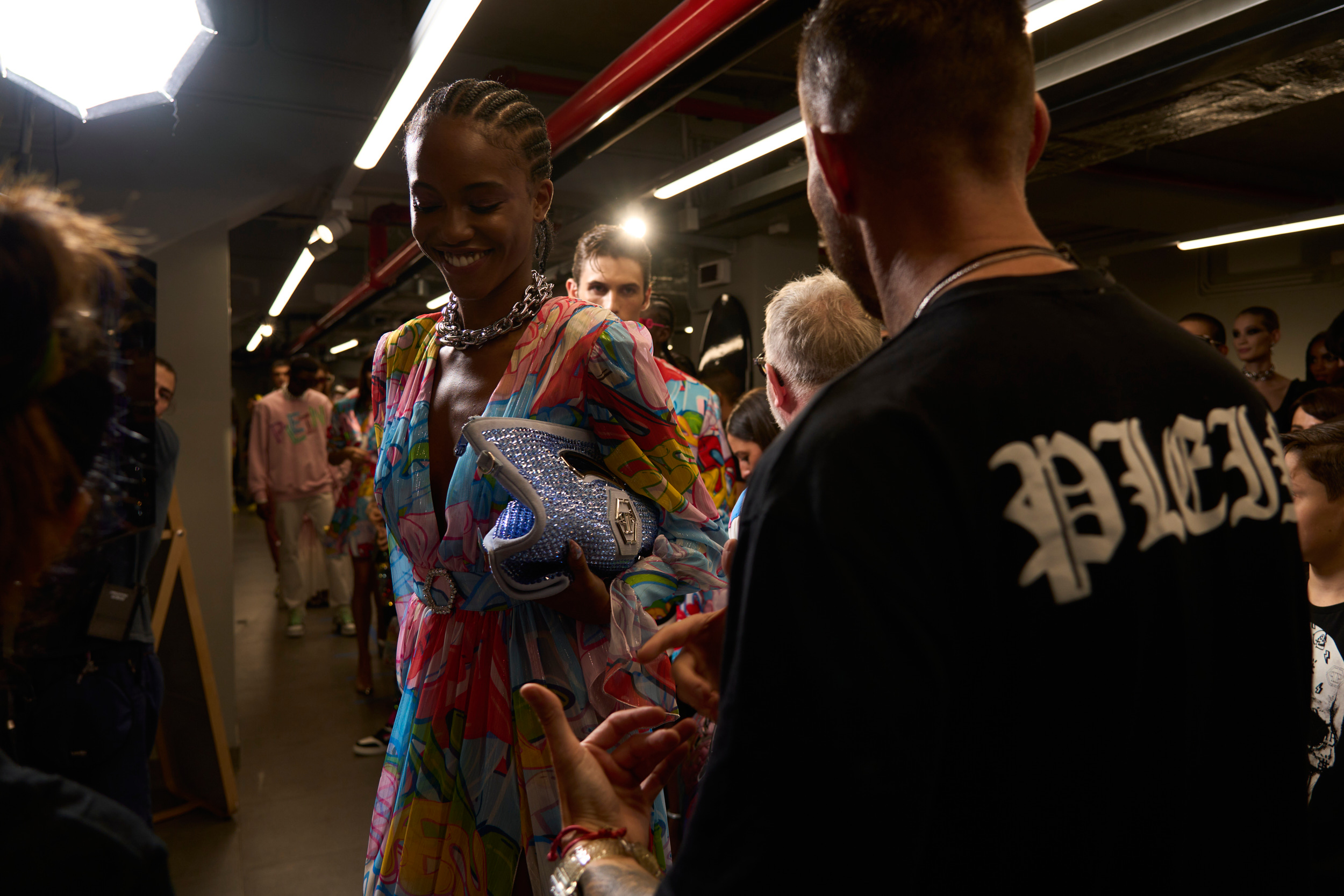 Philipp Plein Spring 2024 Fashion Show Backstage