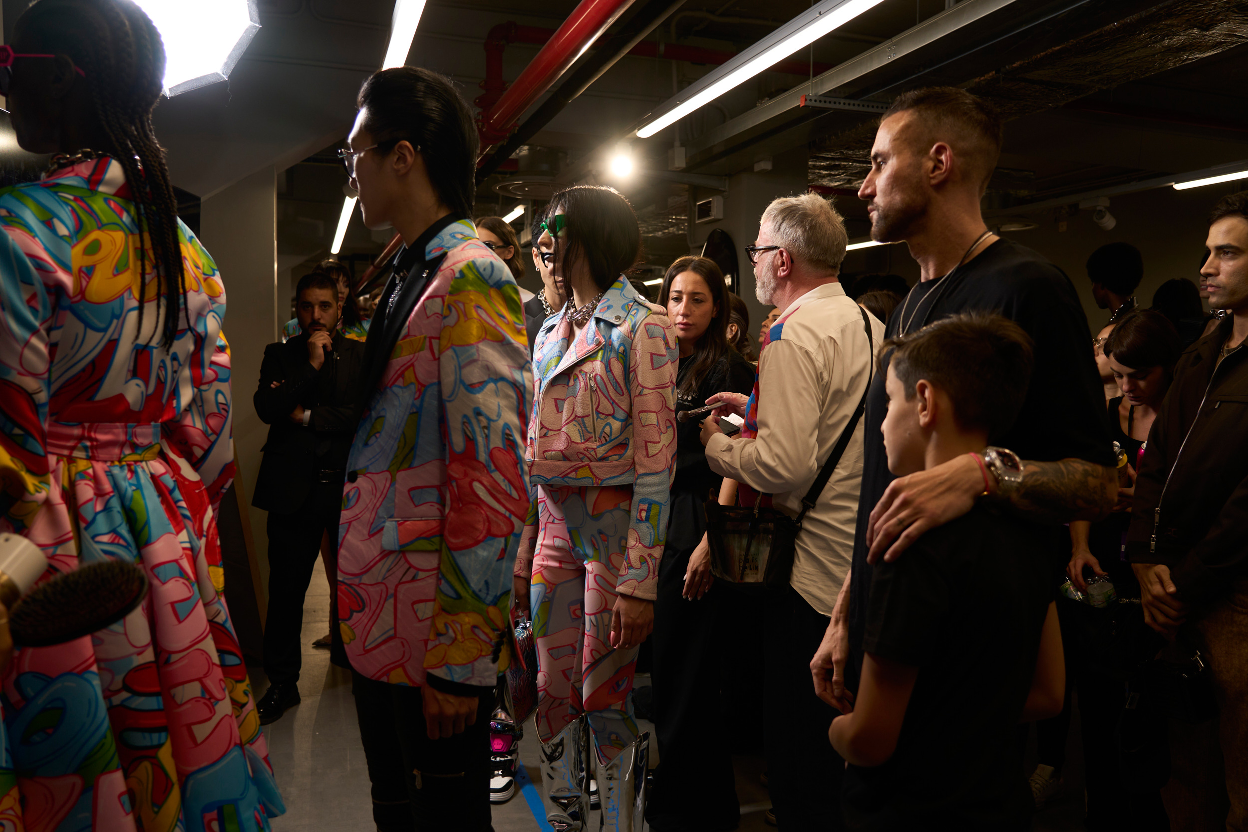 Philipp Plein Spring 2024 Fashion Show Backstage