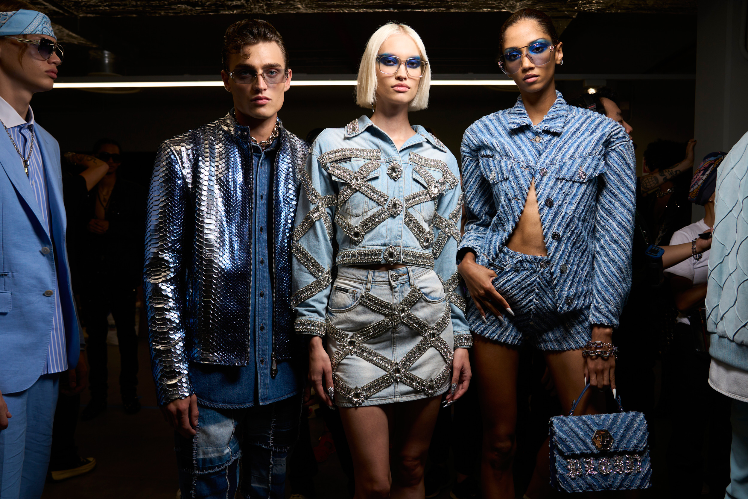 Philipp Plein Spring 2024 Fashion Show Backstage