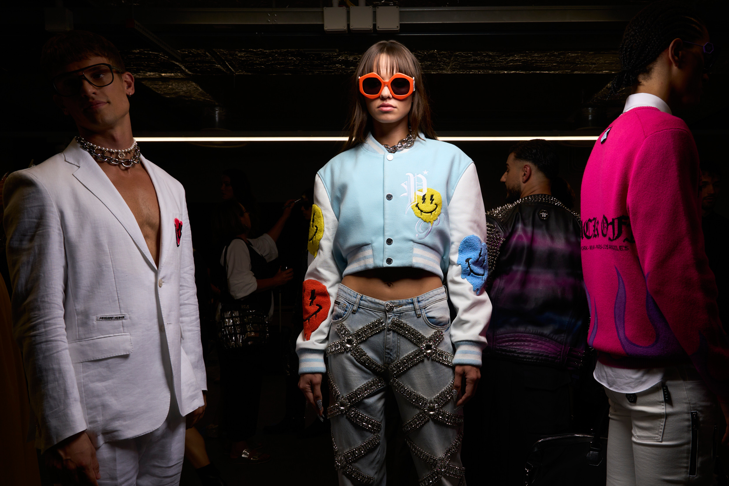 Philipp Plein Spring 2024 Fashion Show Backstage