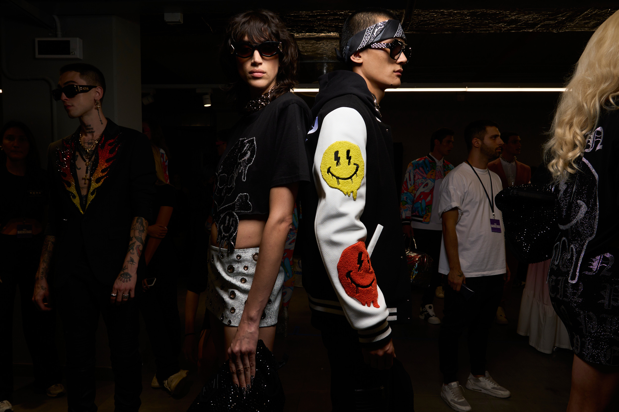 Philipp Plein Spring 2024 Fashion Show Backstage