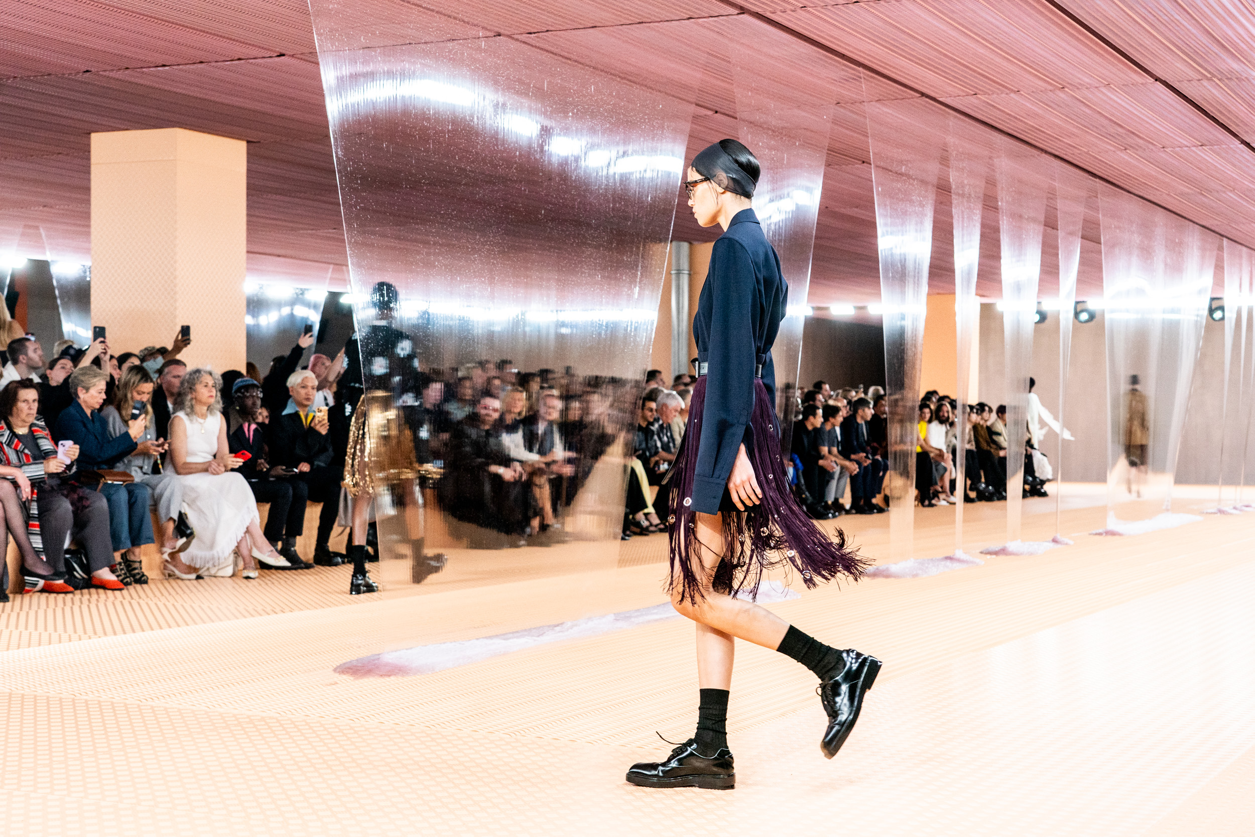 Prada Spring 2024 Fashion Show Atmosphere