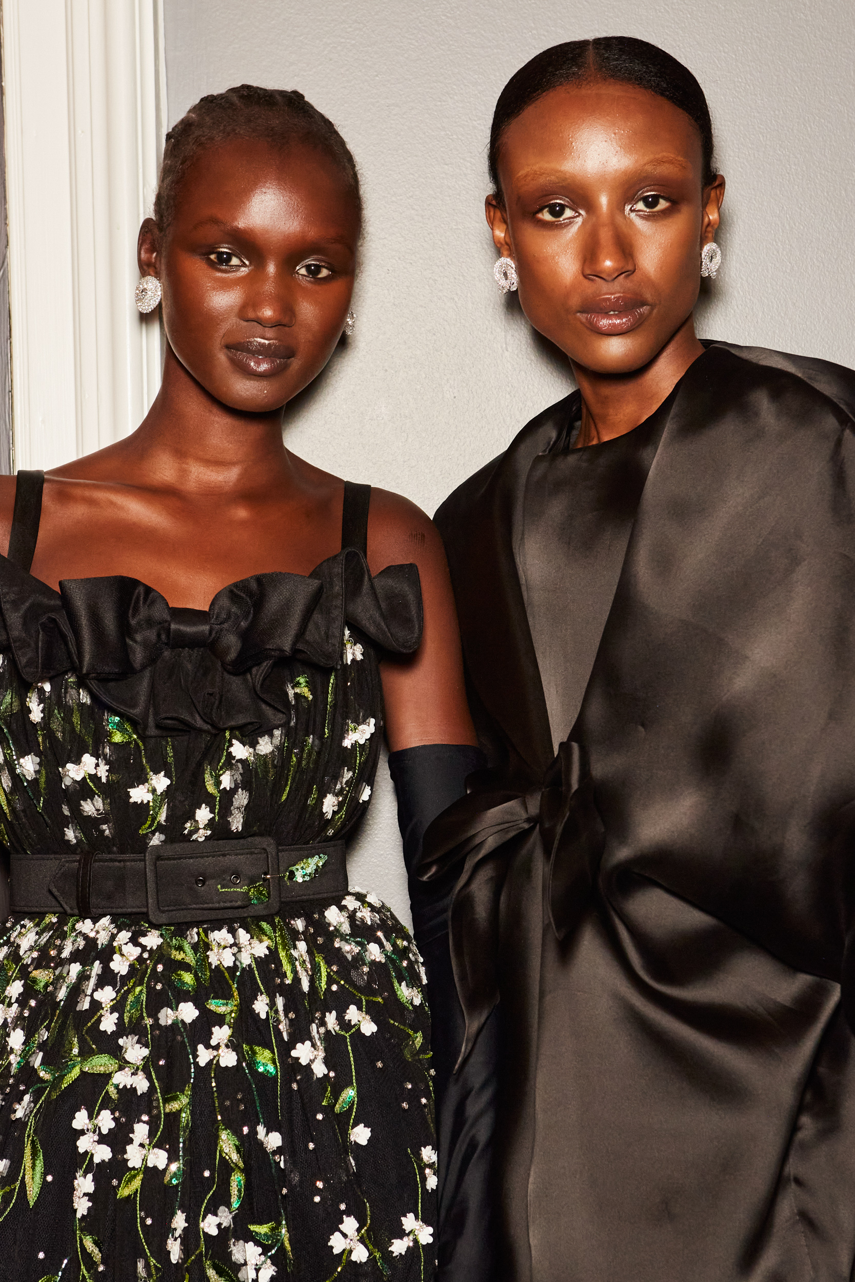 Richard Quinn Spring 2024 Fashion Show Backstage