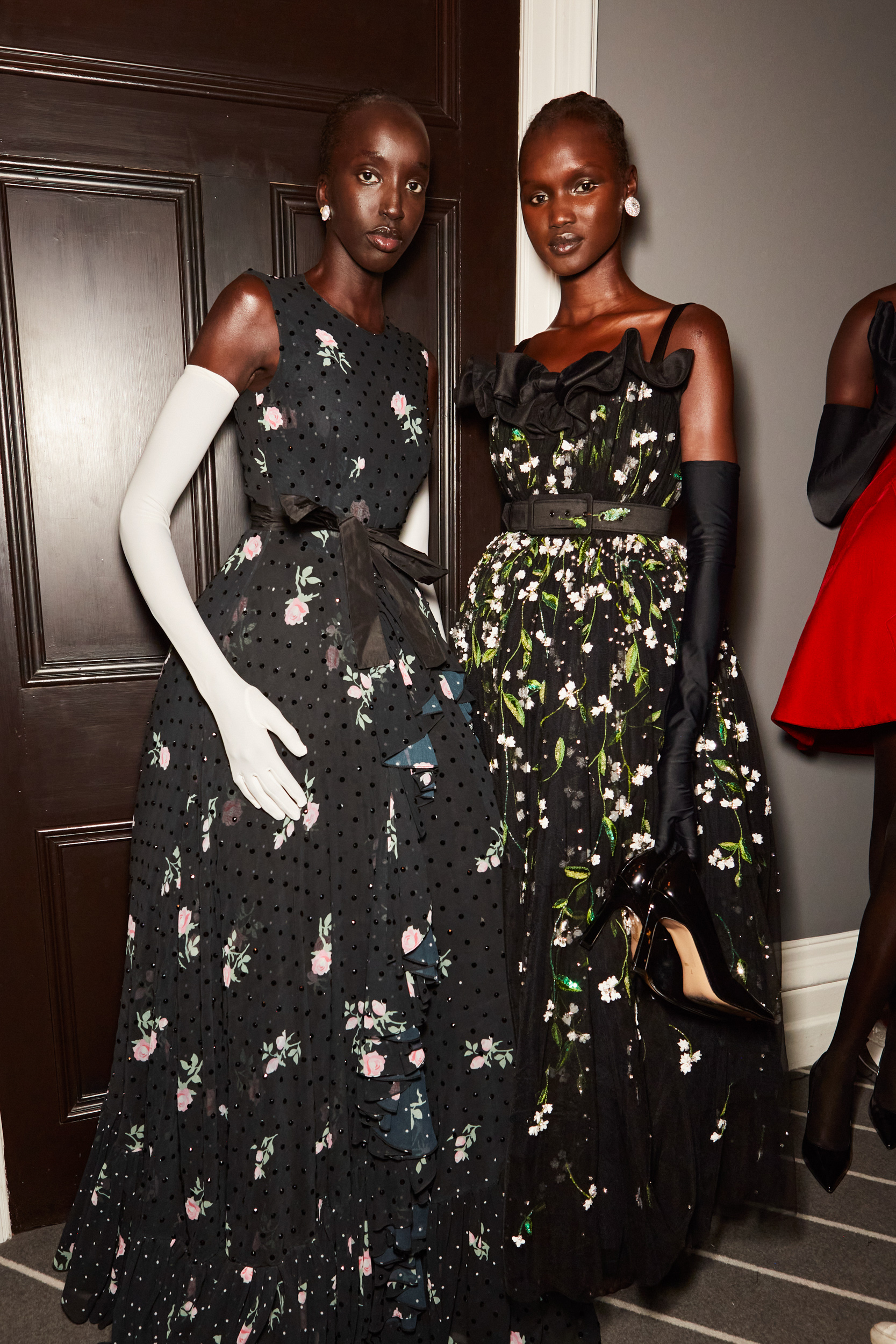 Richard Quinn Spring 2024 Fashion Show Backstage