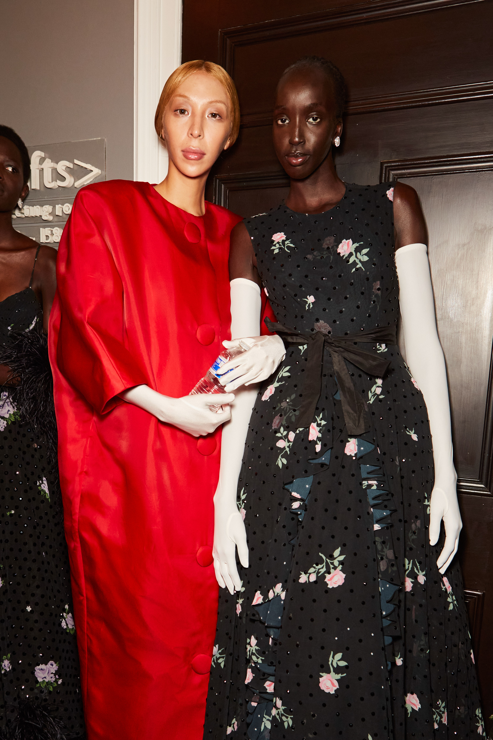 Richard Quinn Spring 2024 Fashion Show Backstage