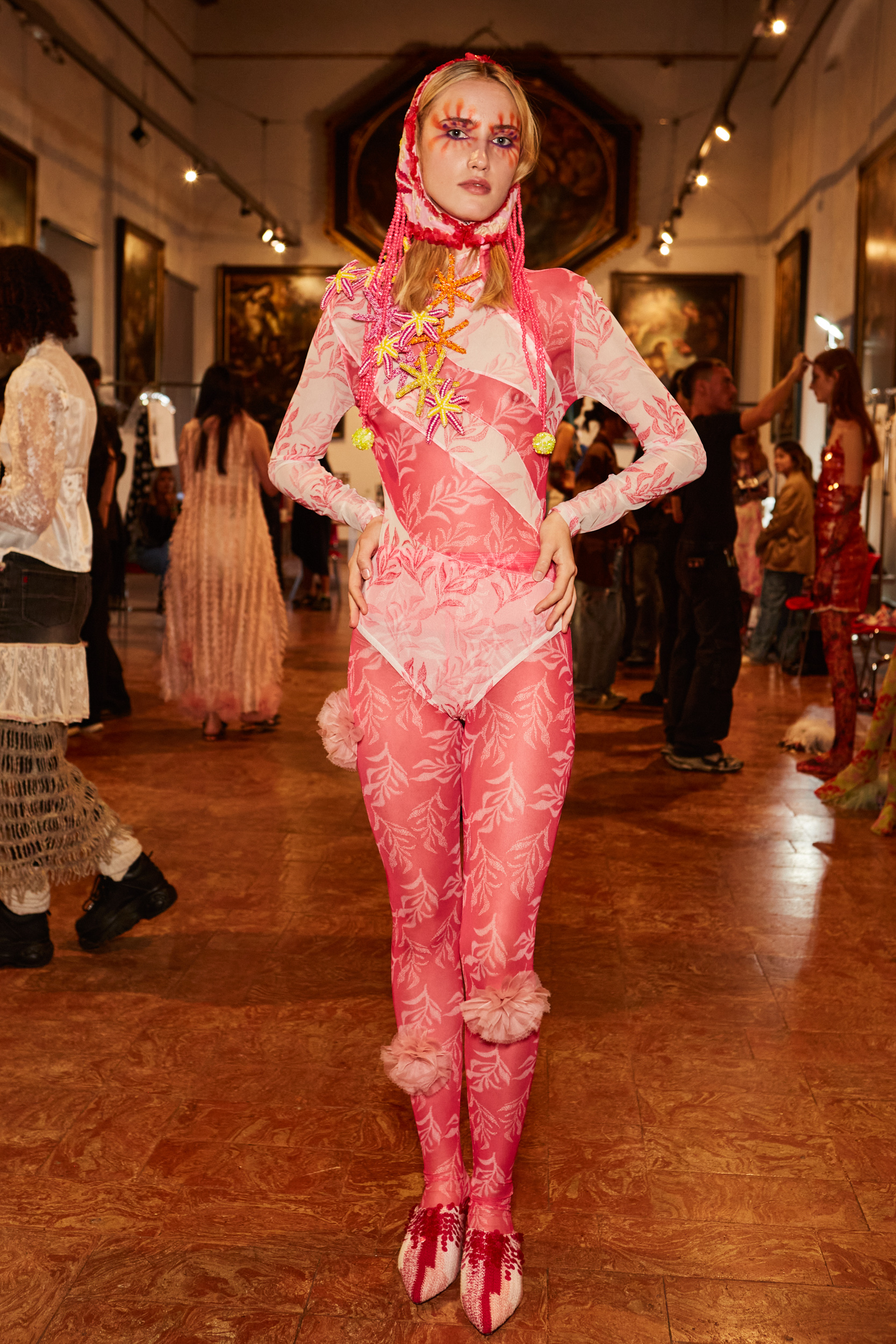 Shuting Qiu Spring 2024 Fashion Show Backstage