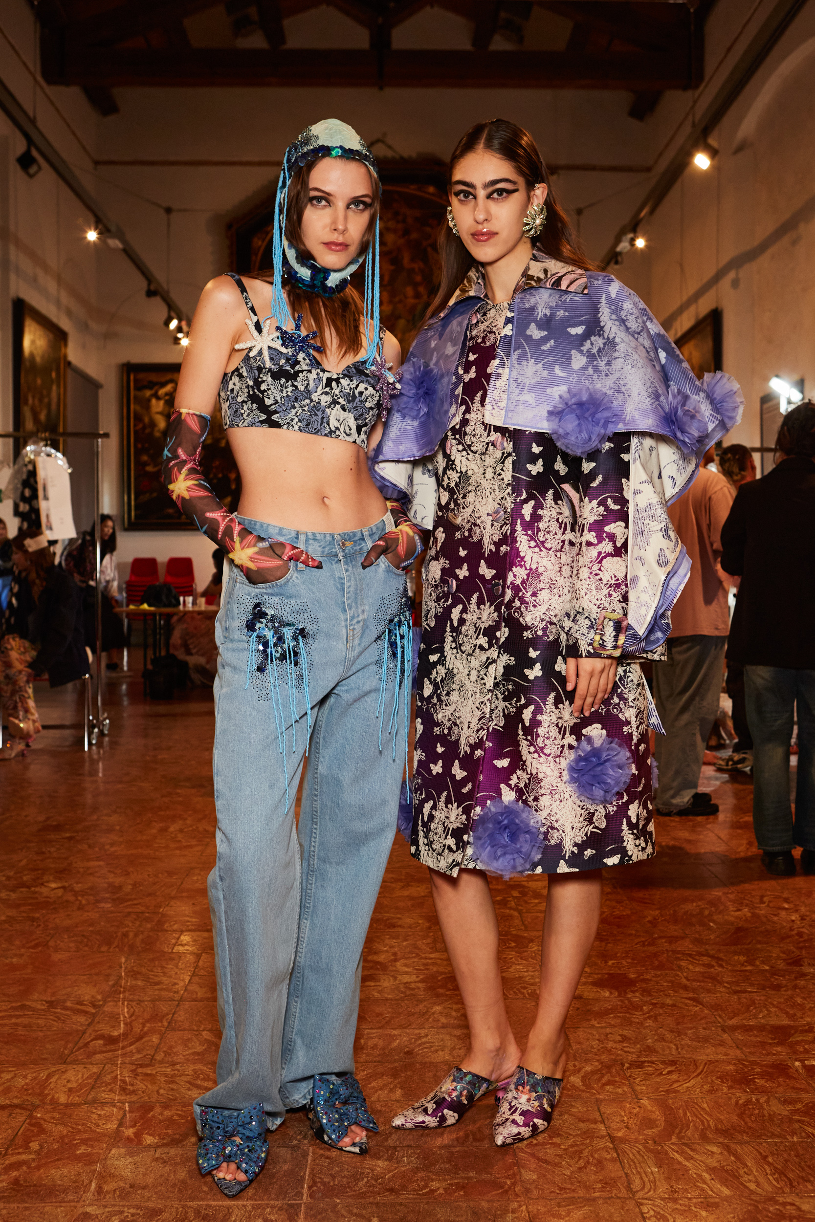 Shuting Qiu Spring 2024 Fashion Show Backstage