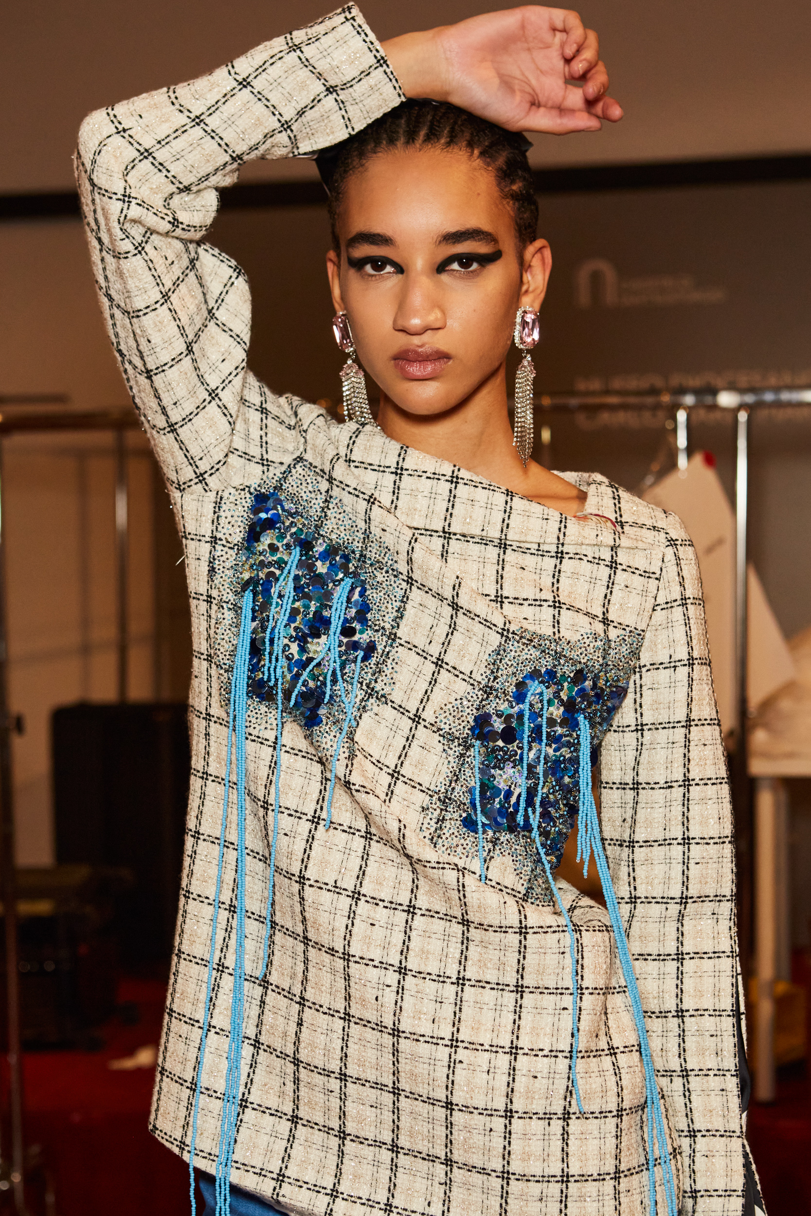 Shuting Qiu Spring 2024 Fashion Show Backstage