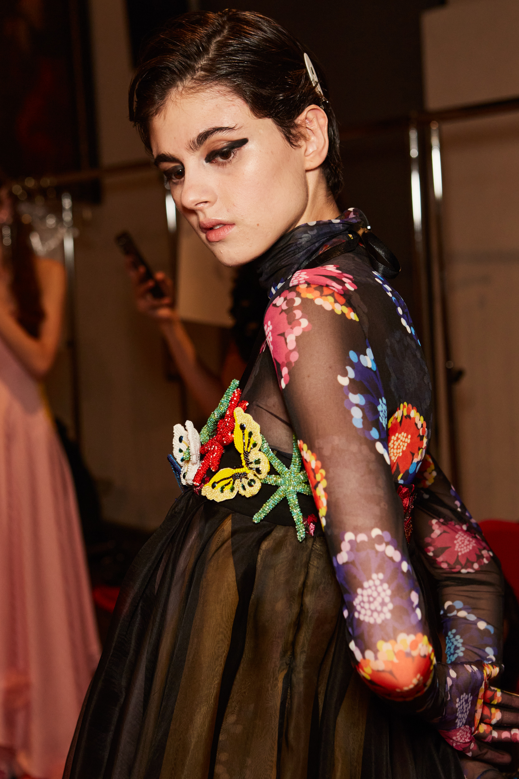 Shuting Qiu Spring 2024 Fashion Show Backstage