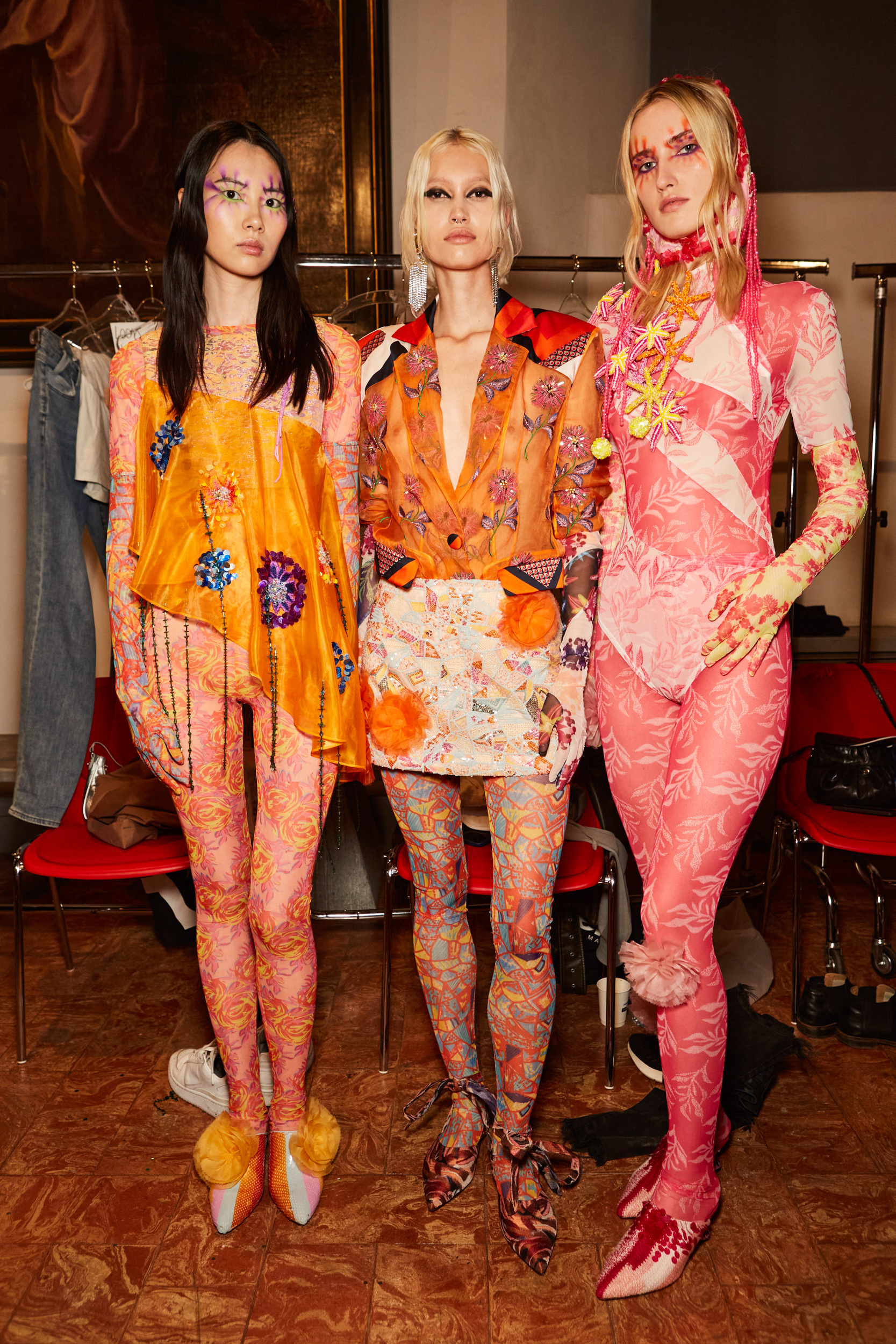 Shuting Qiu Spring 2024 Fashion Show Backstage