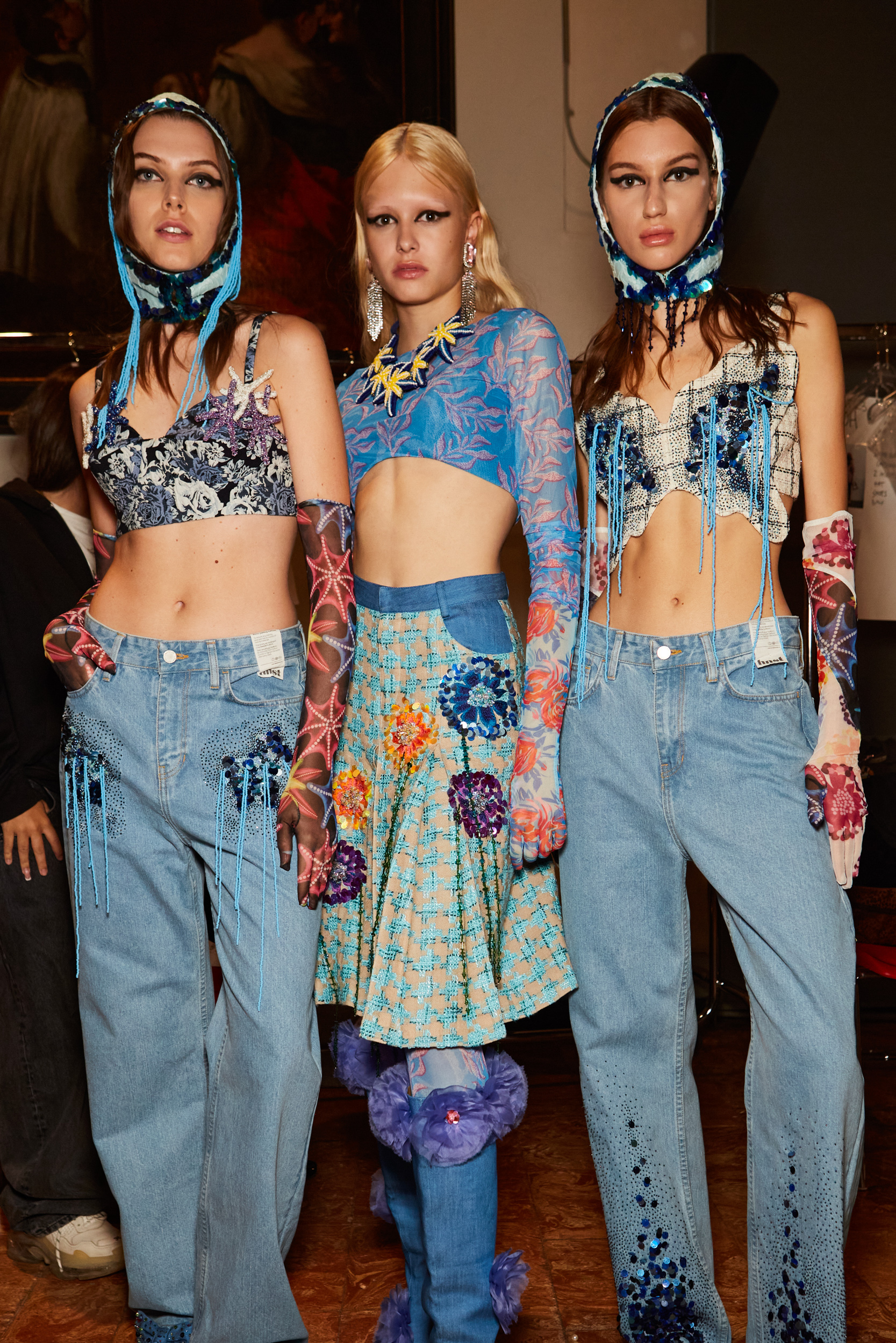 Shuting Qiu Spring 2024 Fashion Show Backstage