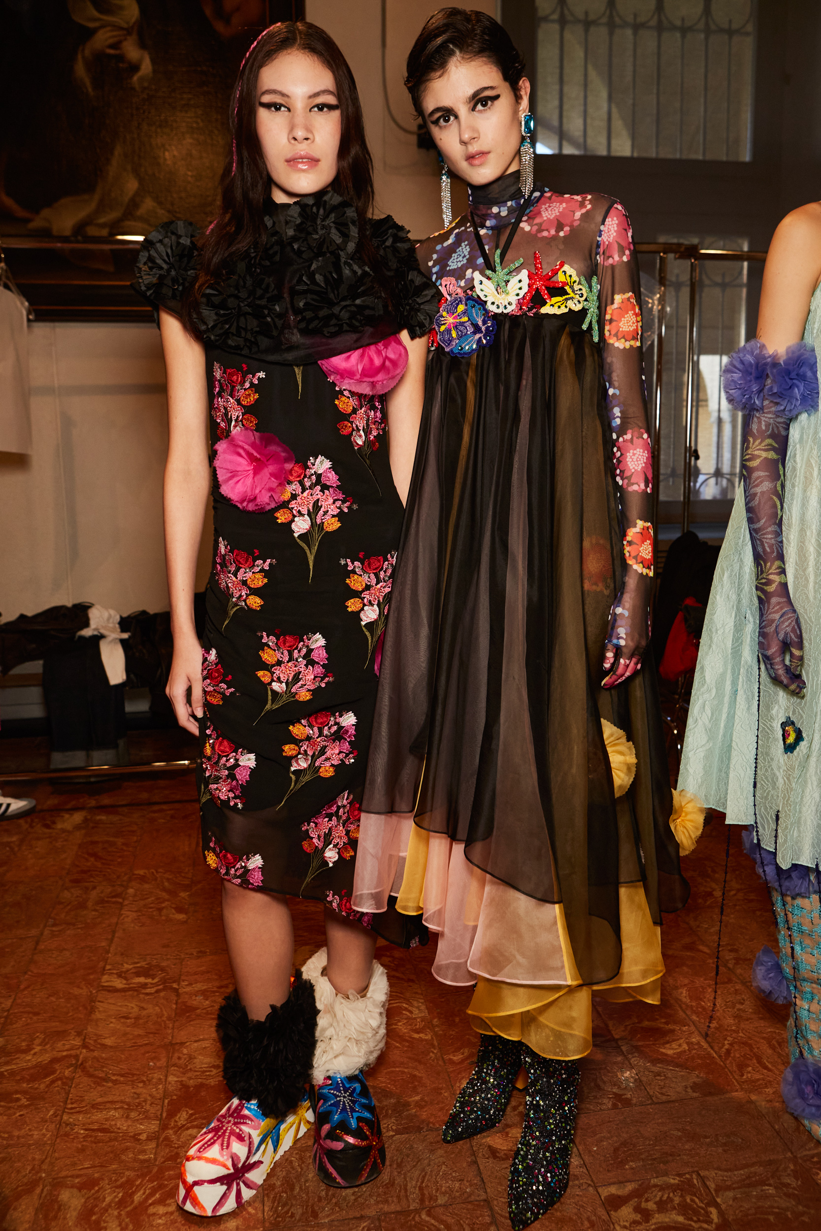 Shuting Qiu Spring 2024 Fashion Show Backstage