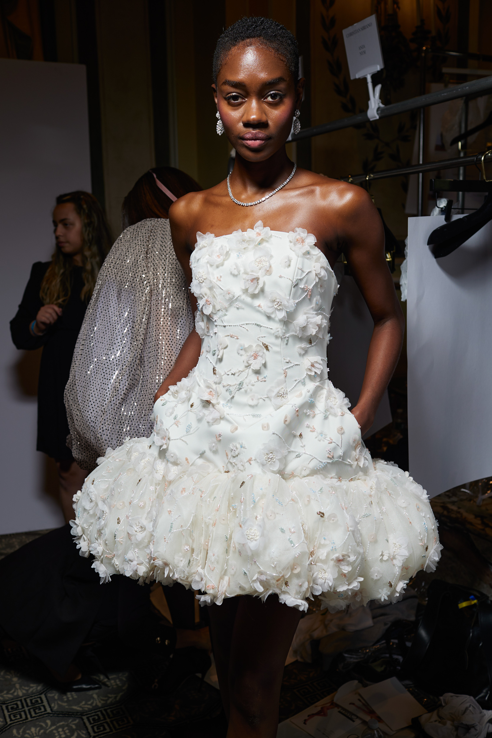 Christian Siriano Spring 2024 Fashion Show Backstage