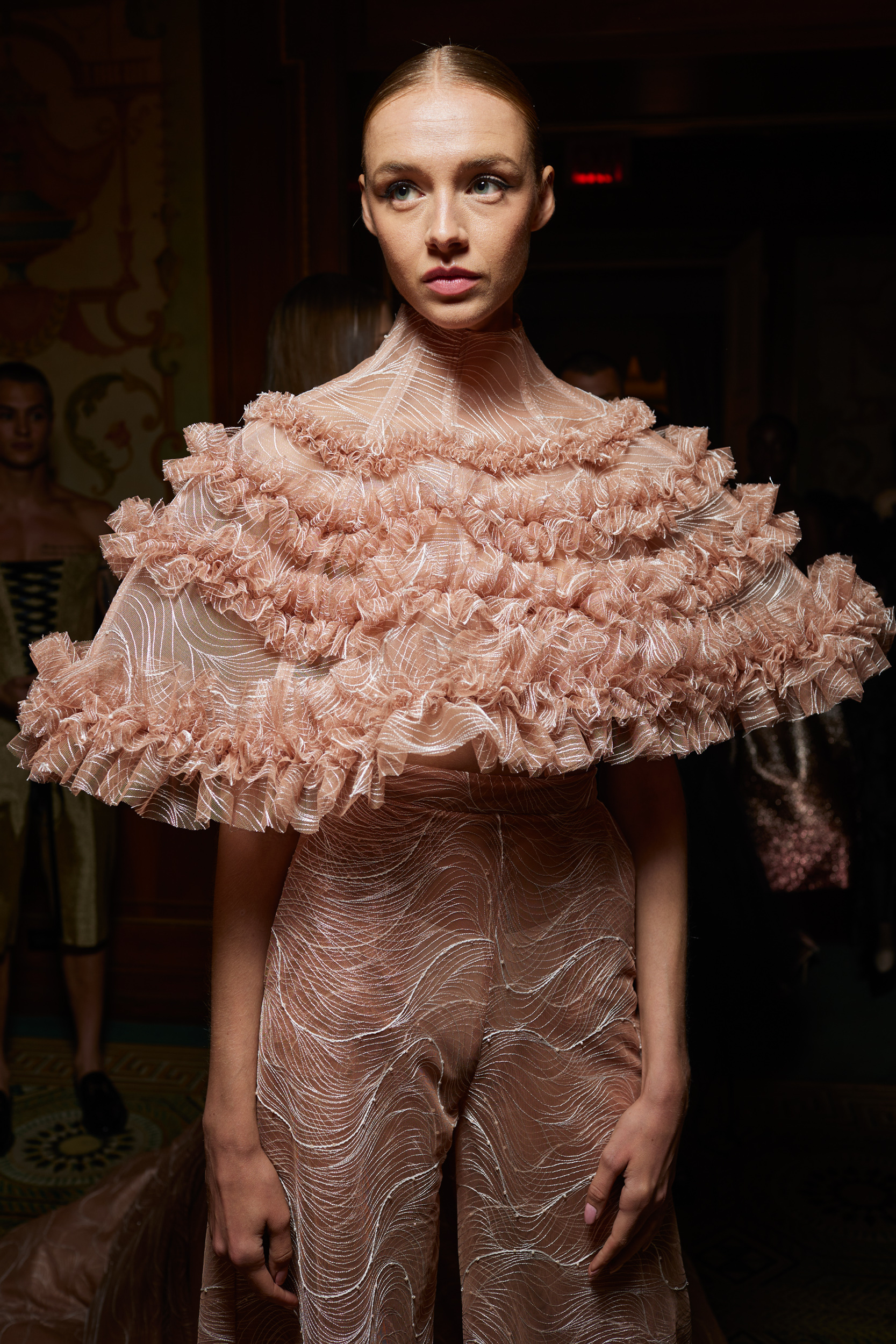 Christian Siriano Spring 2024 Fashion Show Backstage