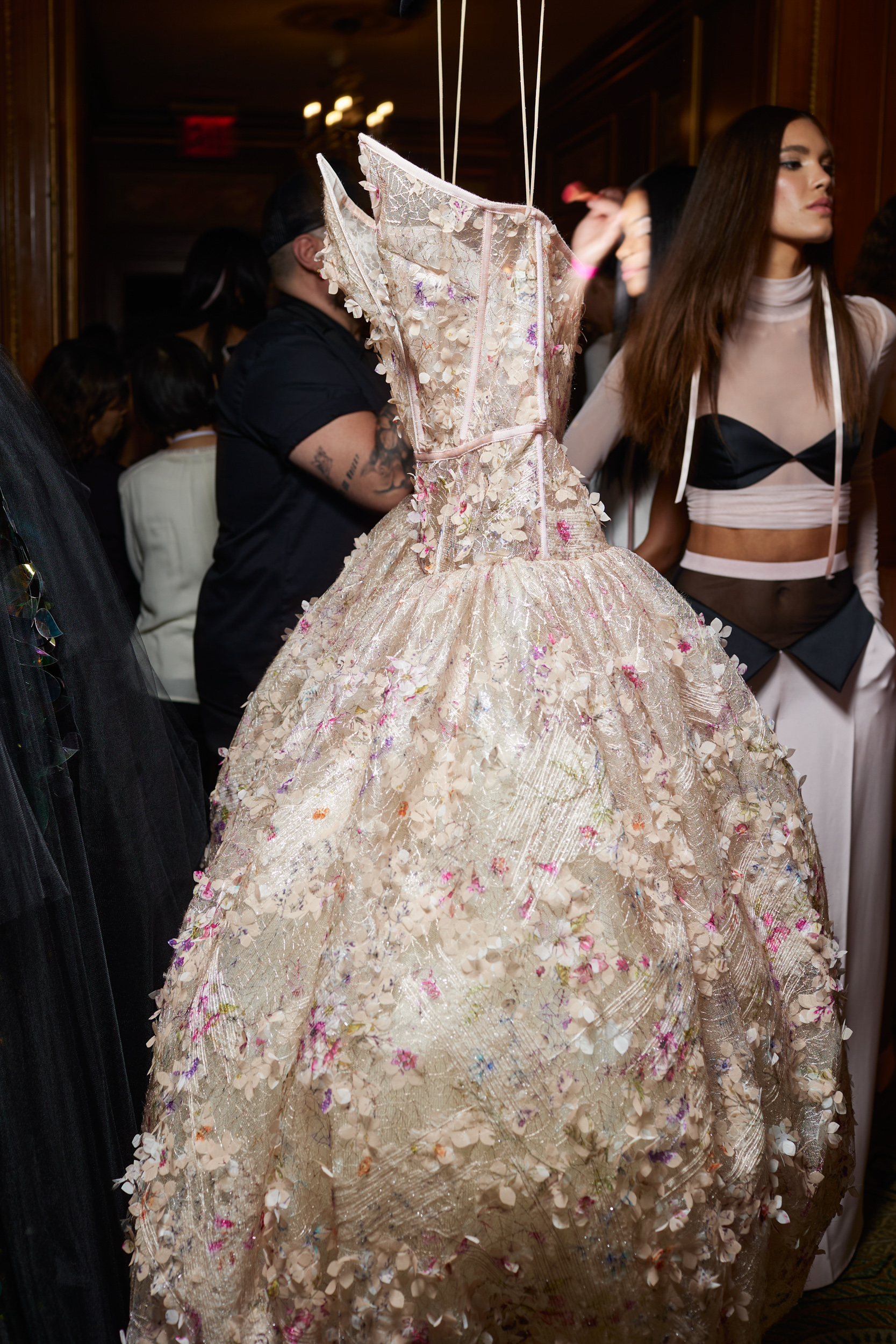 Christian Siriano Spring 2024 Fashion Show Backstage