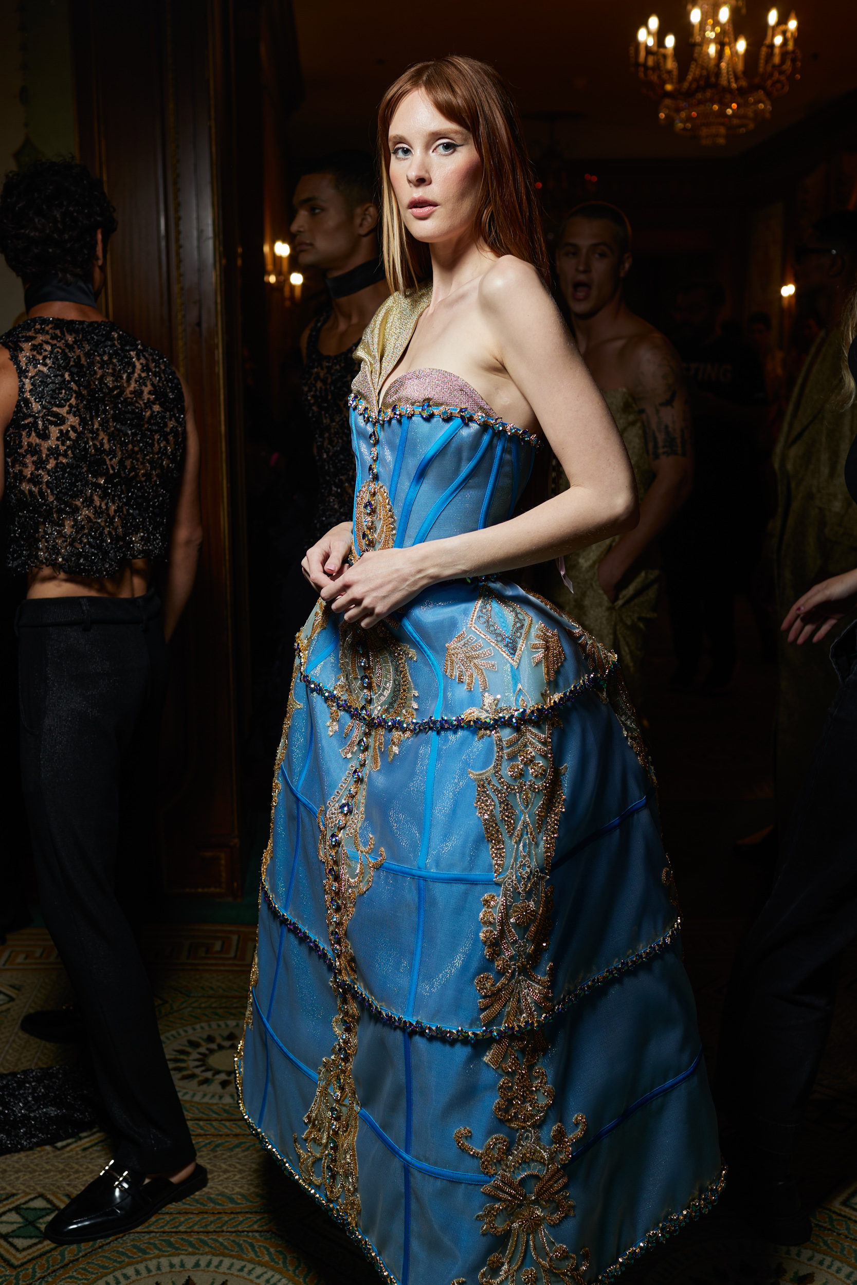 Christian Siriano Spring 2024 Fashion Show Backstage