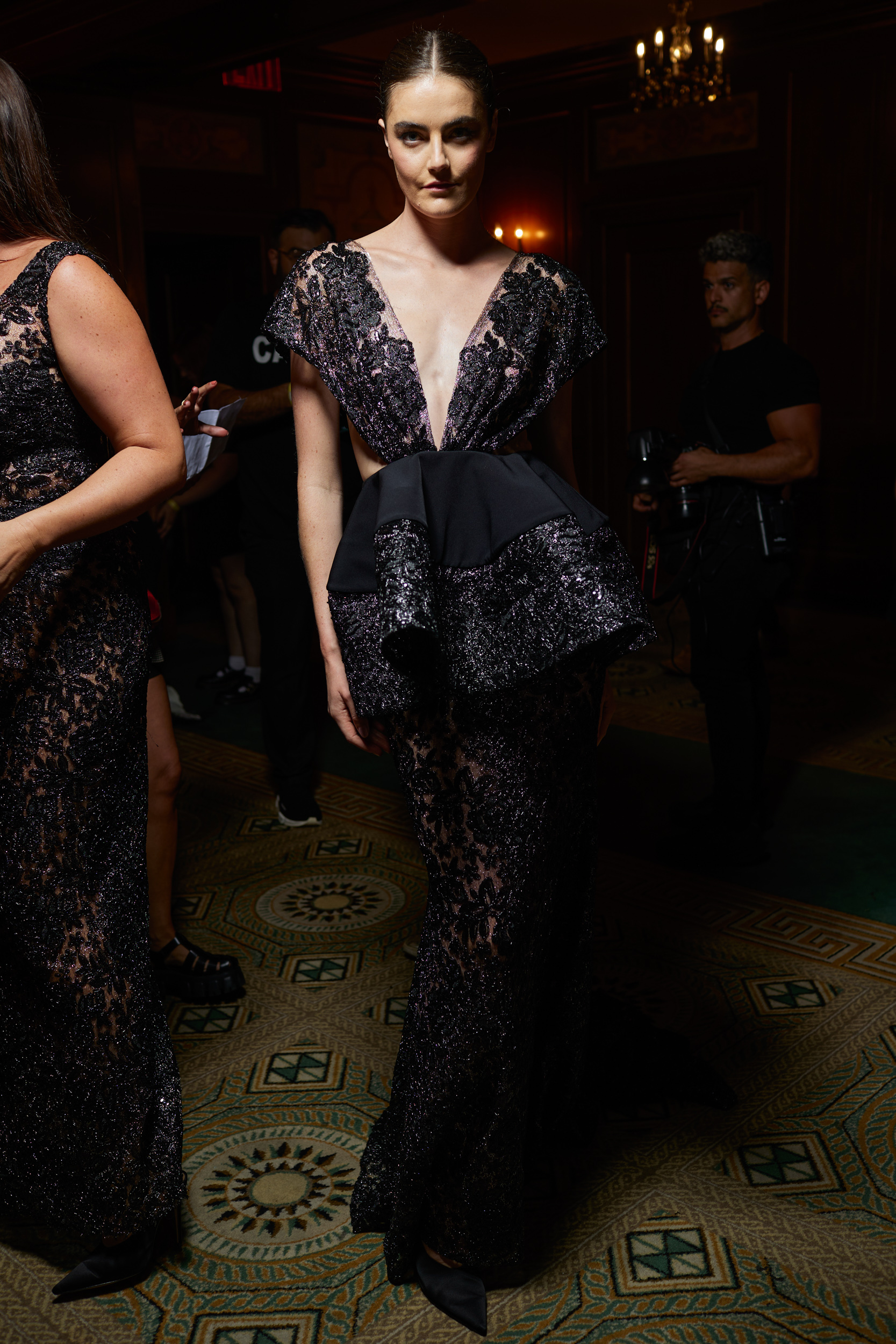 Christian Siriano Spring 2024 Fashion Show Backstage