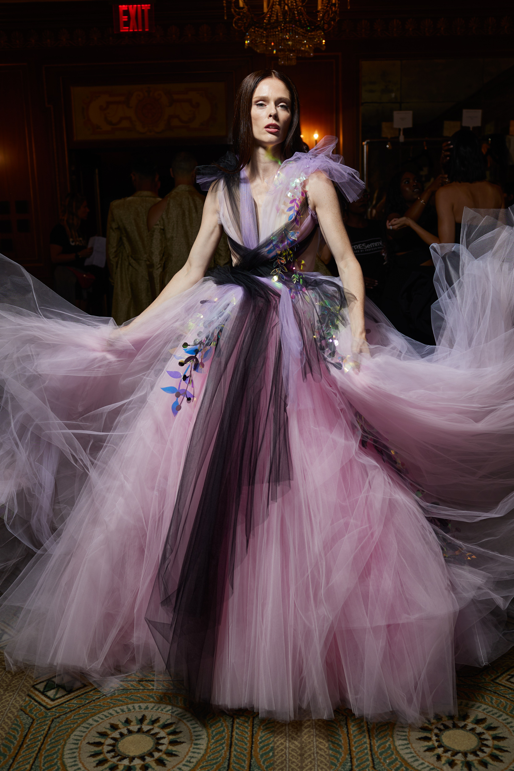 Christian Siriano Spring 2024 Fashion Show Backstage