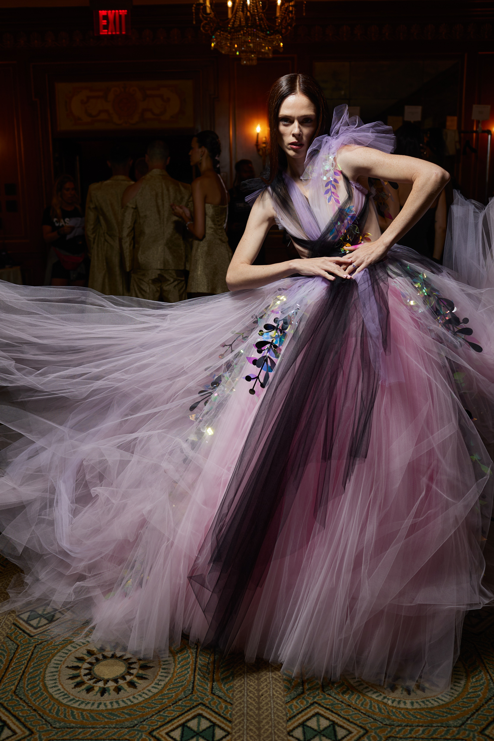 Christian Siriano Spring 2024 Fashion Show Backstage