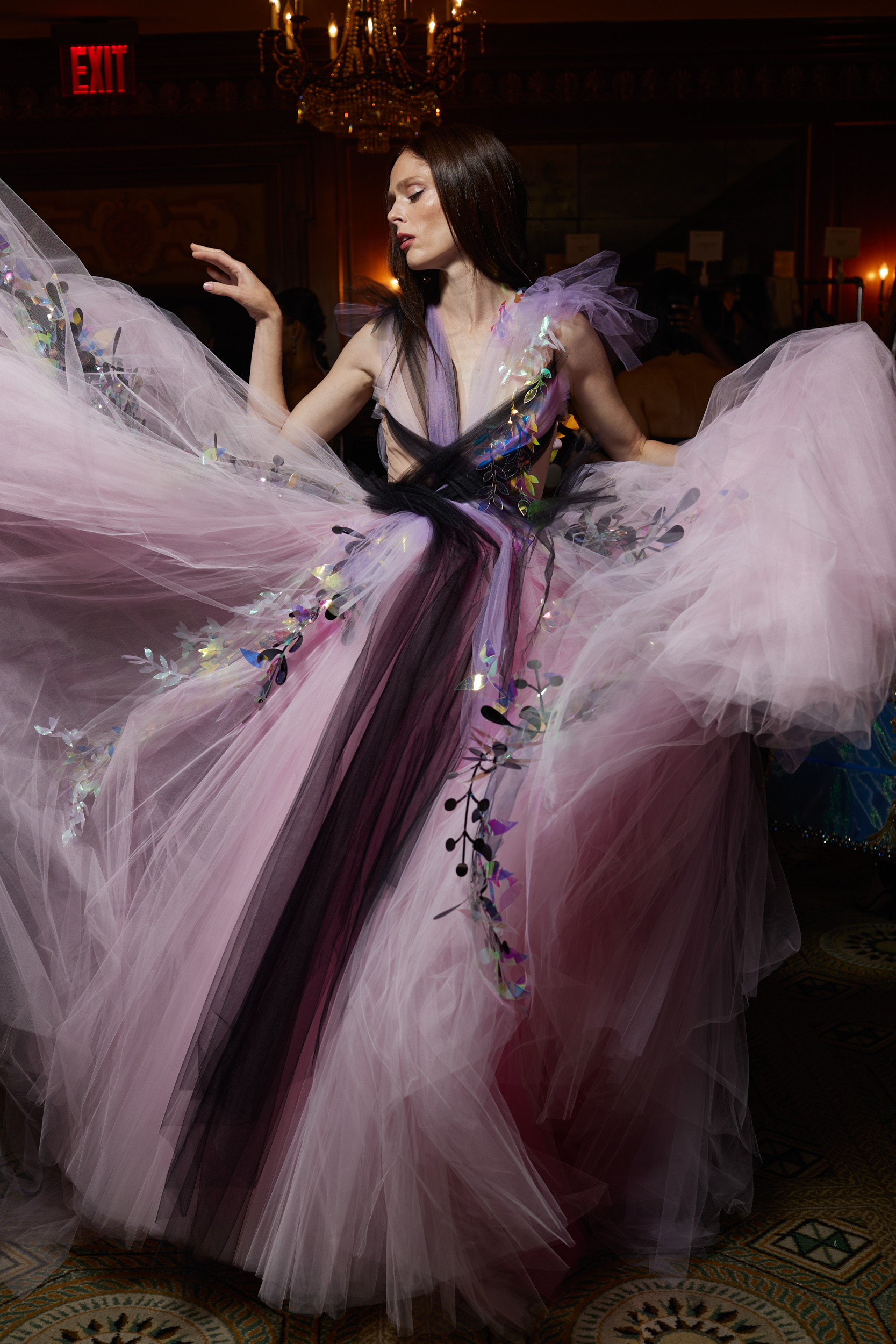 Christian Siriano Spring 2024 Fashion Show Backstage