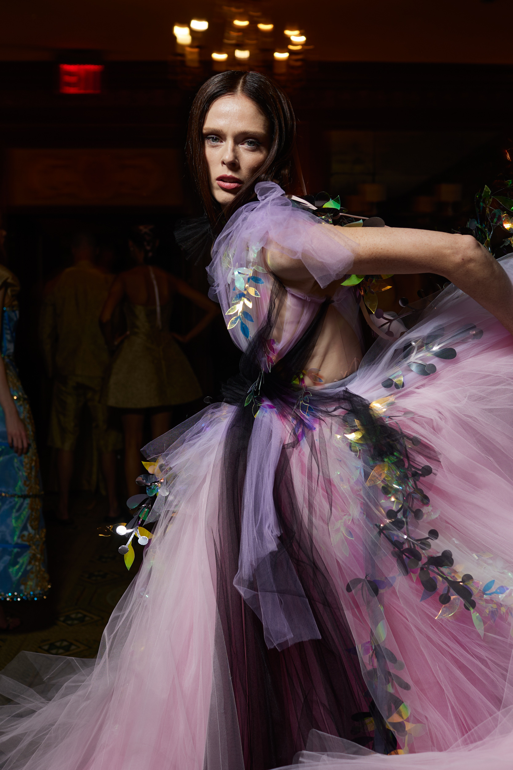 Christian Siriano Spring 2024 Fashion Show Backstage