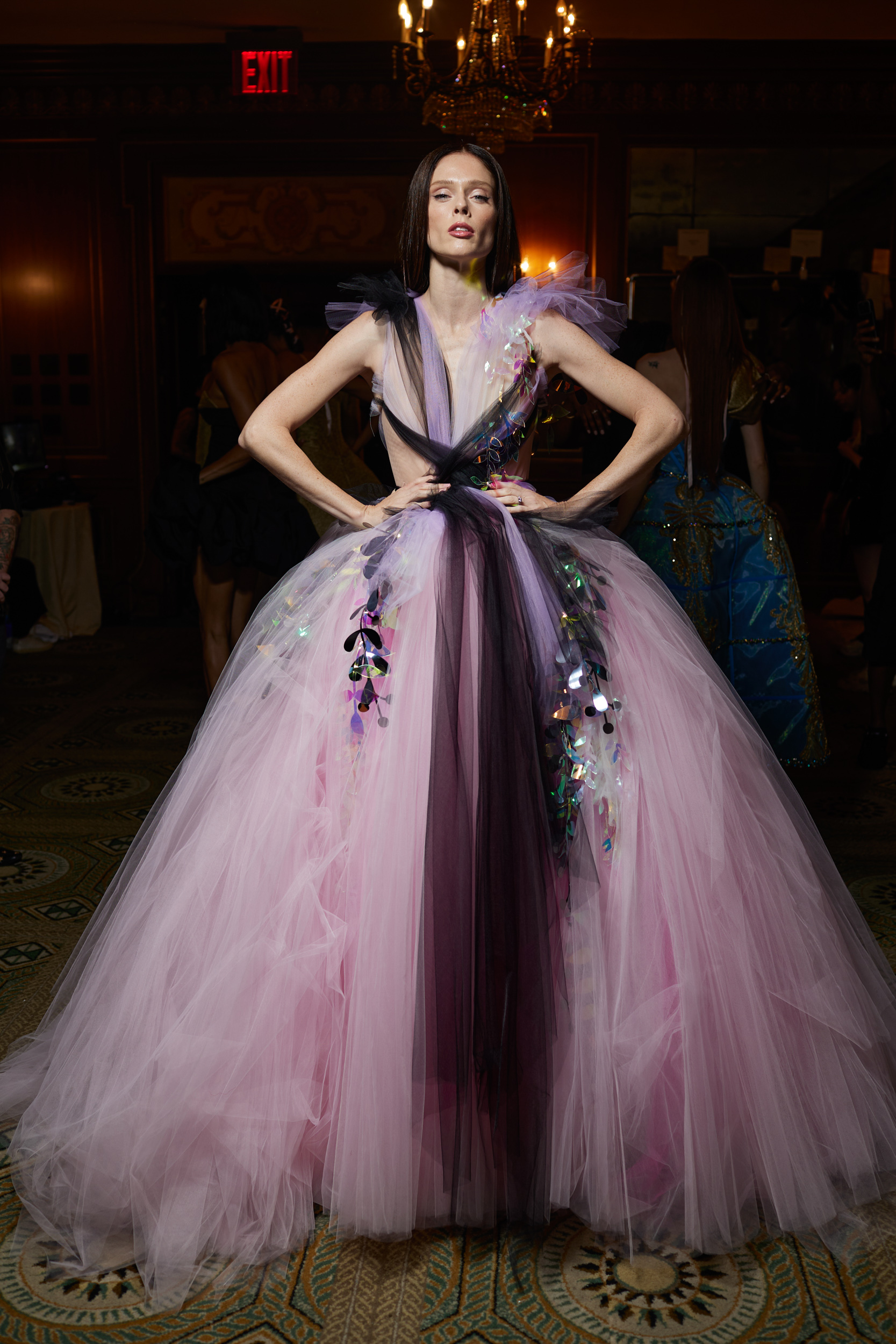 Christian Siriano Spring 2024 Fashion Show Backstage