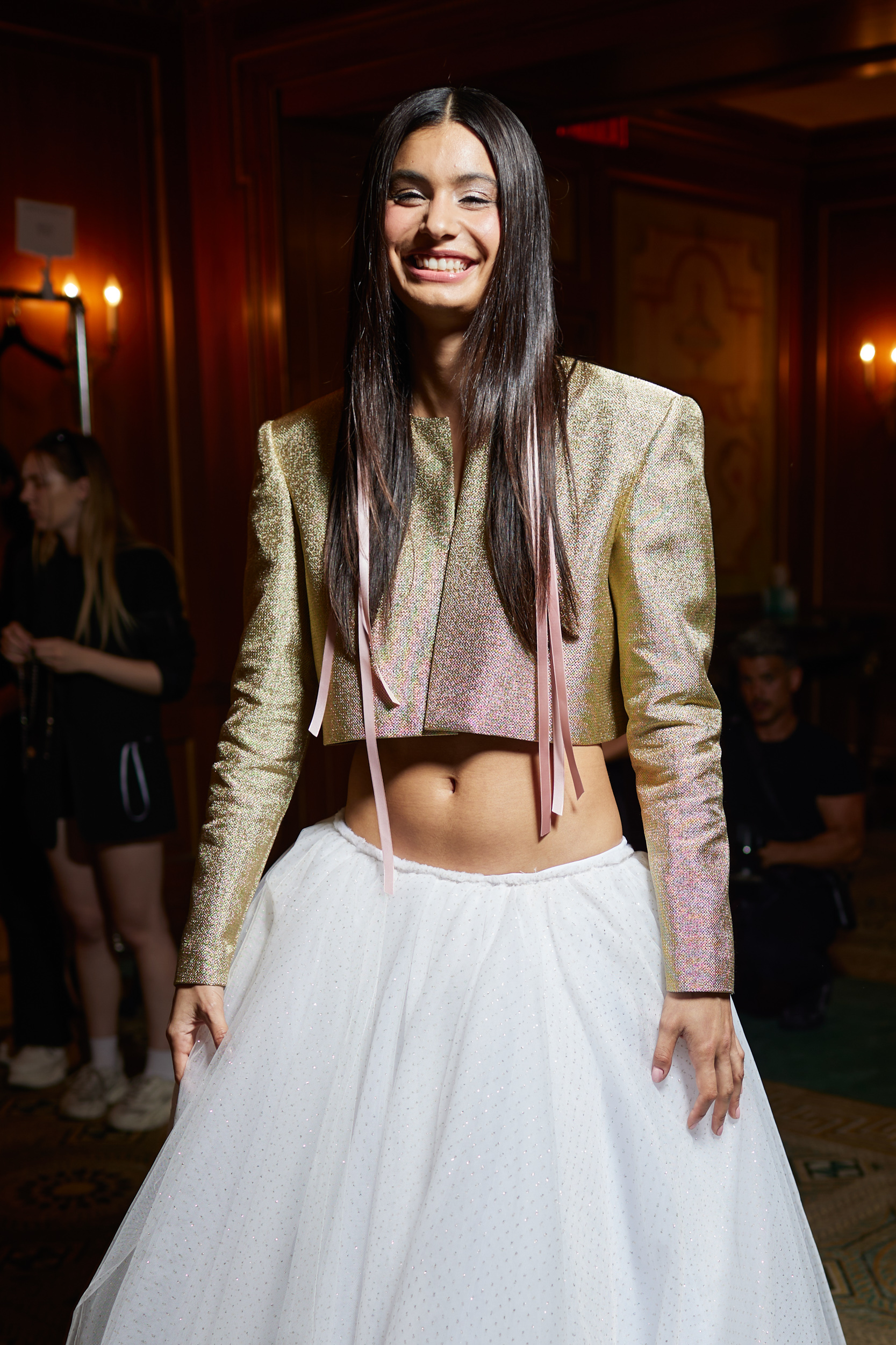 Christian Siriano Spring 2024 Fashion Show Backstage