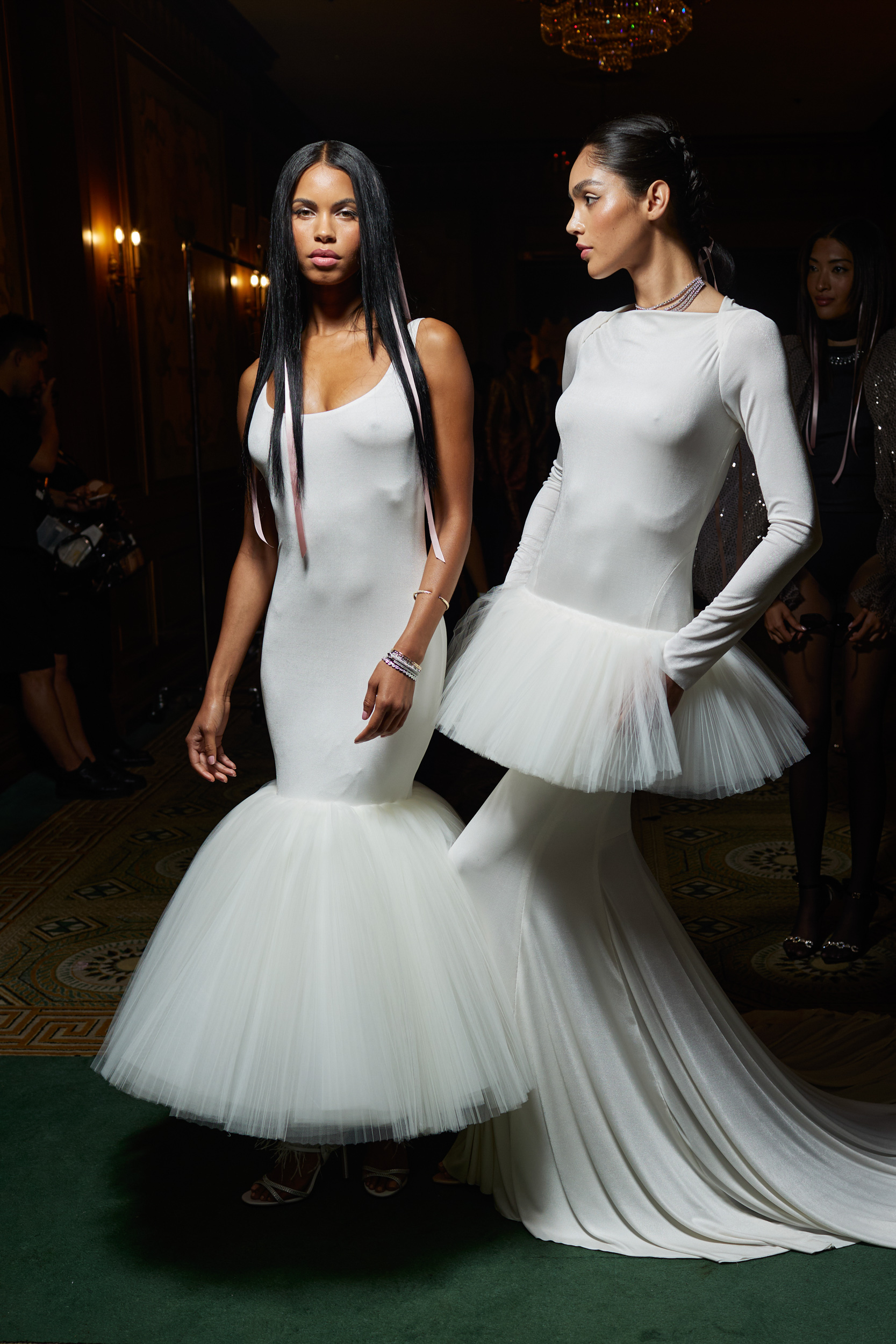 Christian Siriano Spring 2024 Fashion Show Backstage