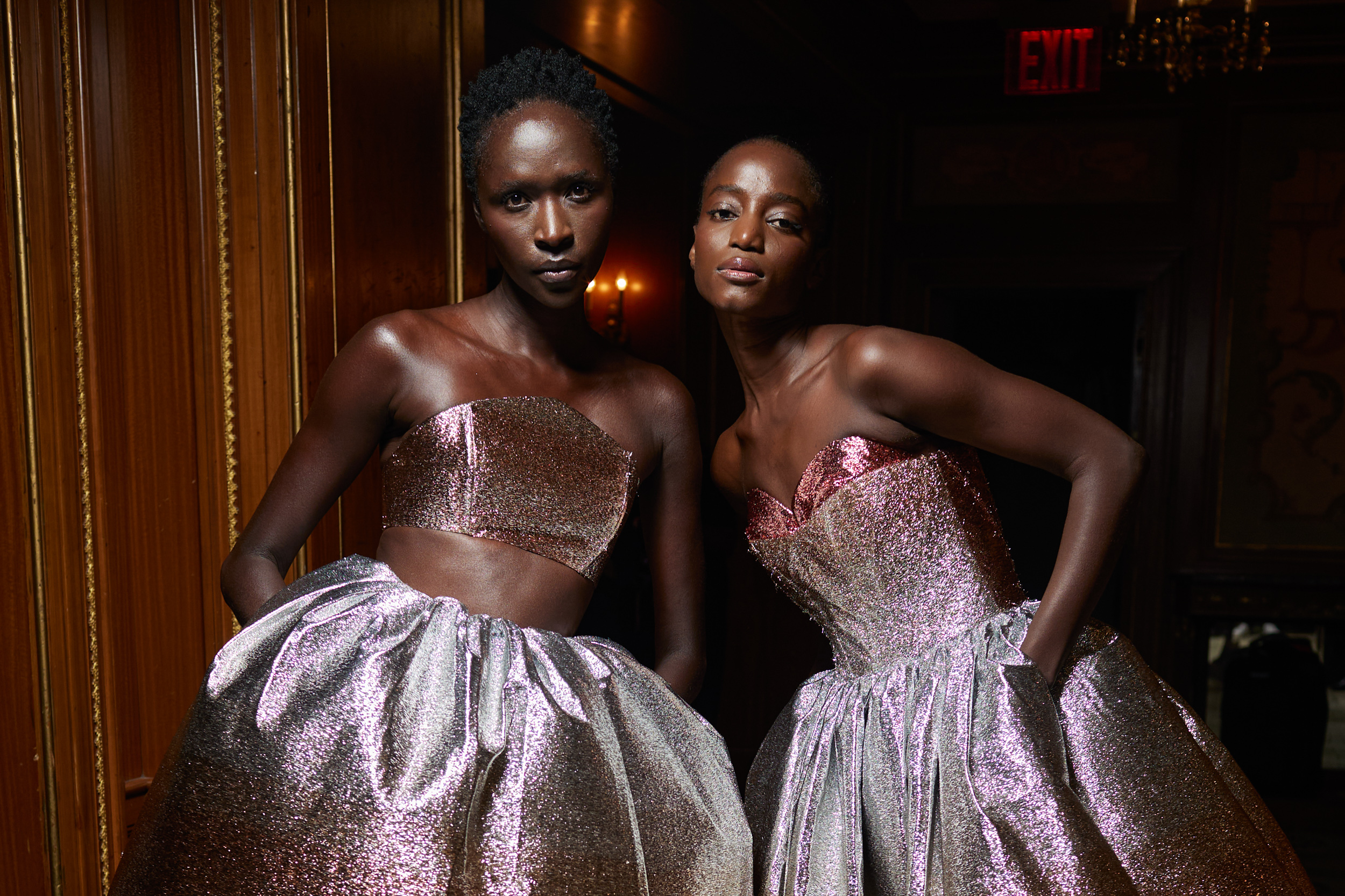 Christian Siriano Spring 2024 Fashion Show Backstage