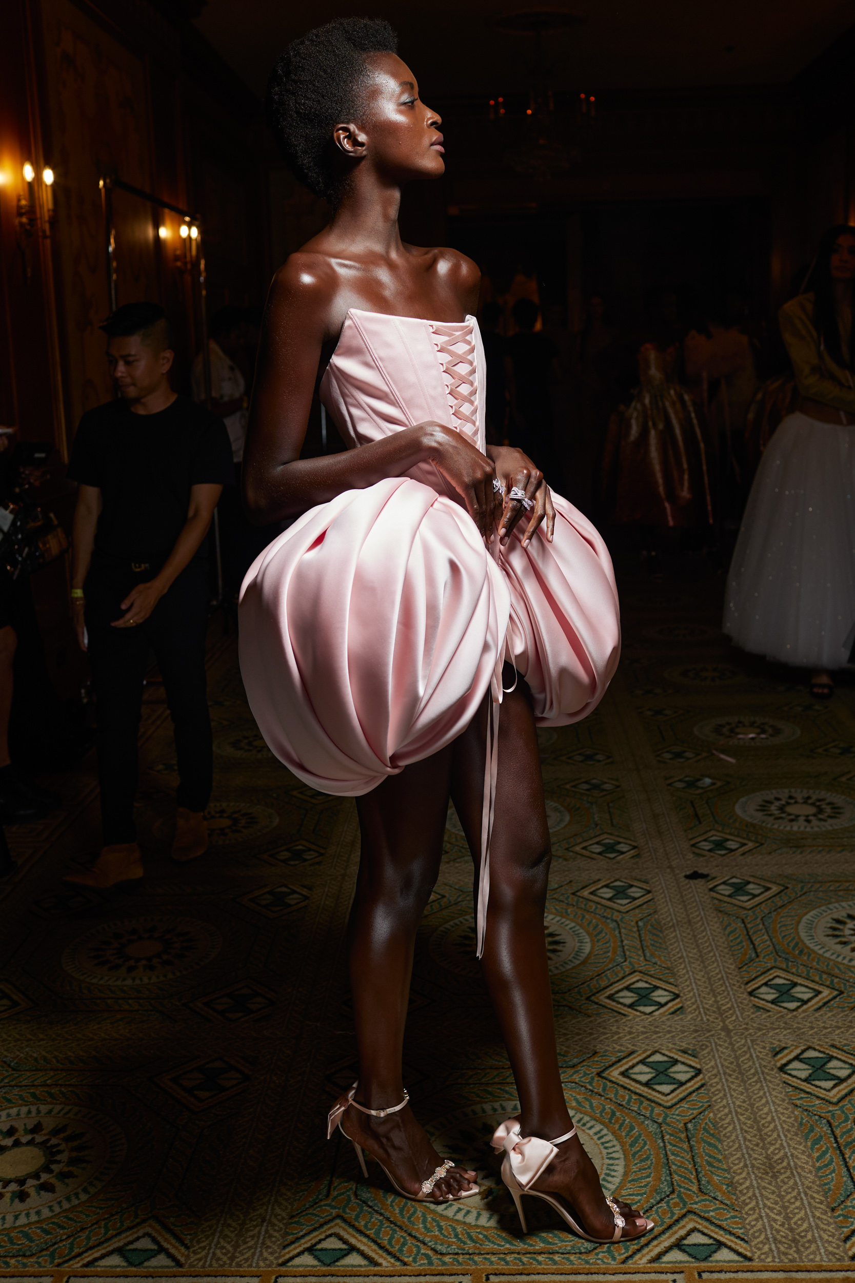 Christian Siriano Spring 2024 Fashion Show Backstage