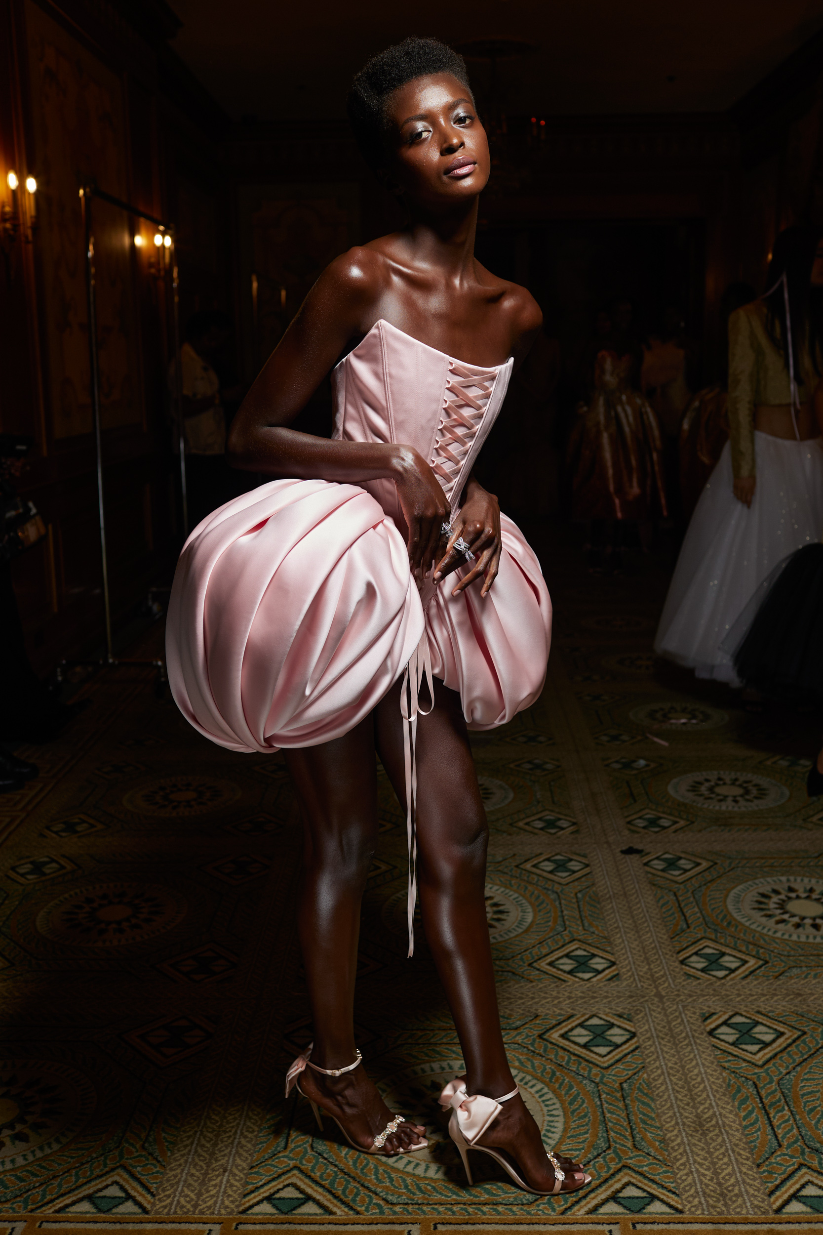 Christian Siriano Spring 2024 Fashion Show Backstage