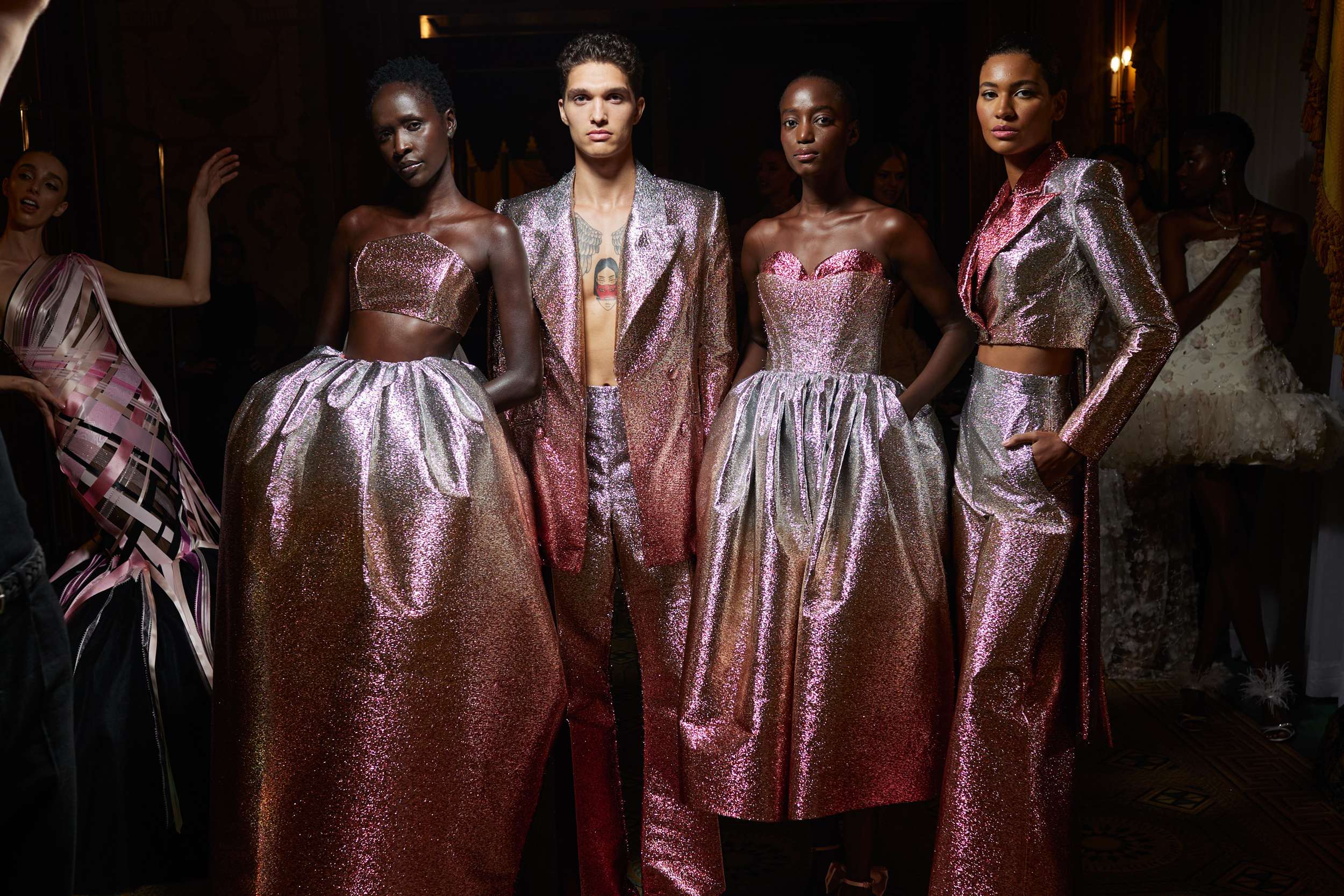 Christian Siriano Spring 2024 Fashion Show Backstage