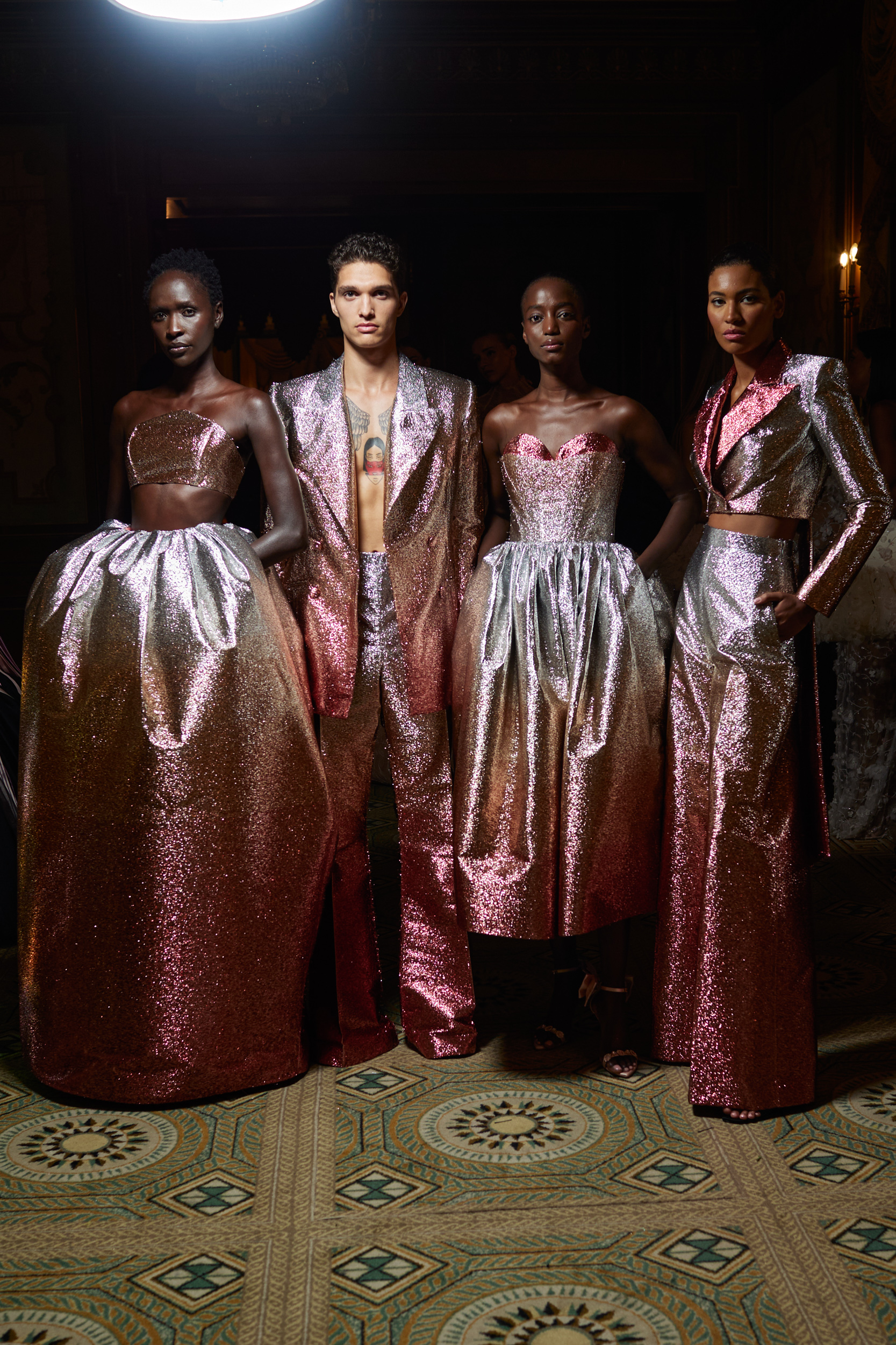 Christian Siriano Spring 2024 Fashion Show Backstage