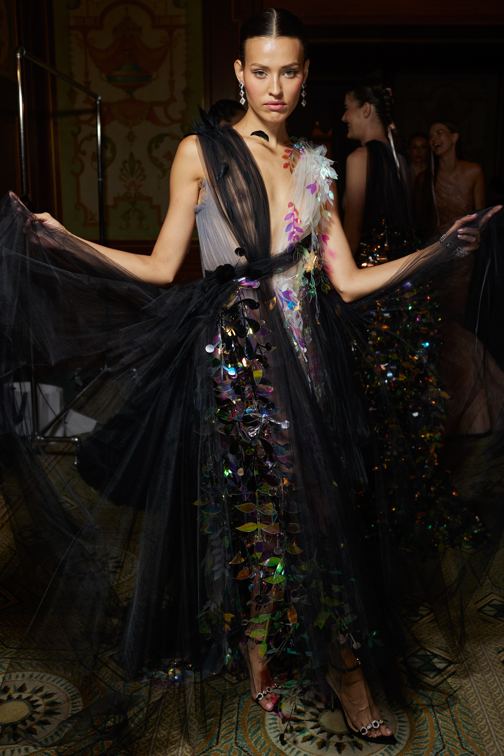 Christian Siriano Spring 2024 Fashion Show Backstage