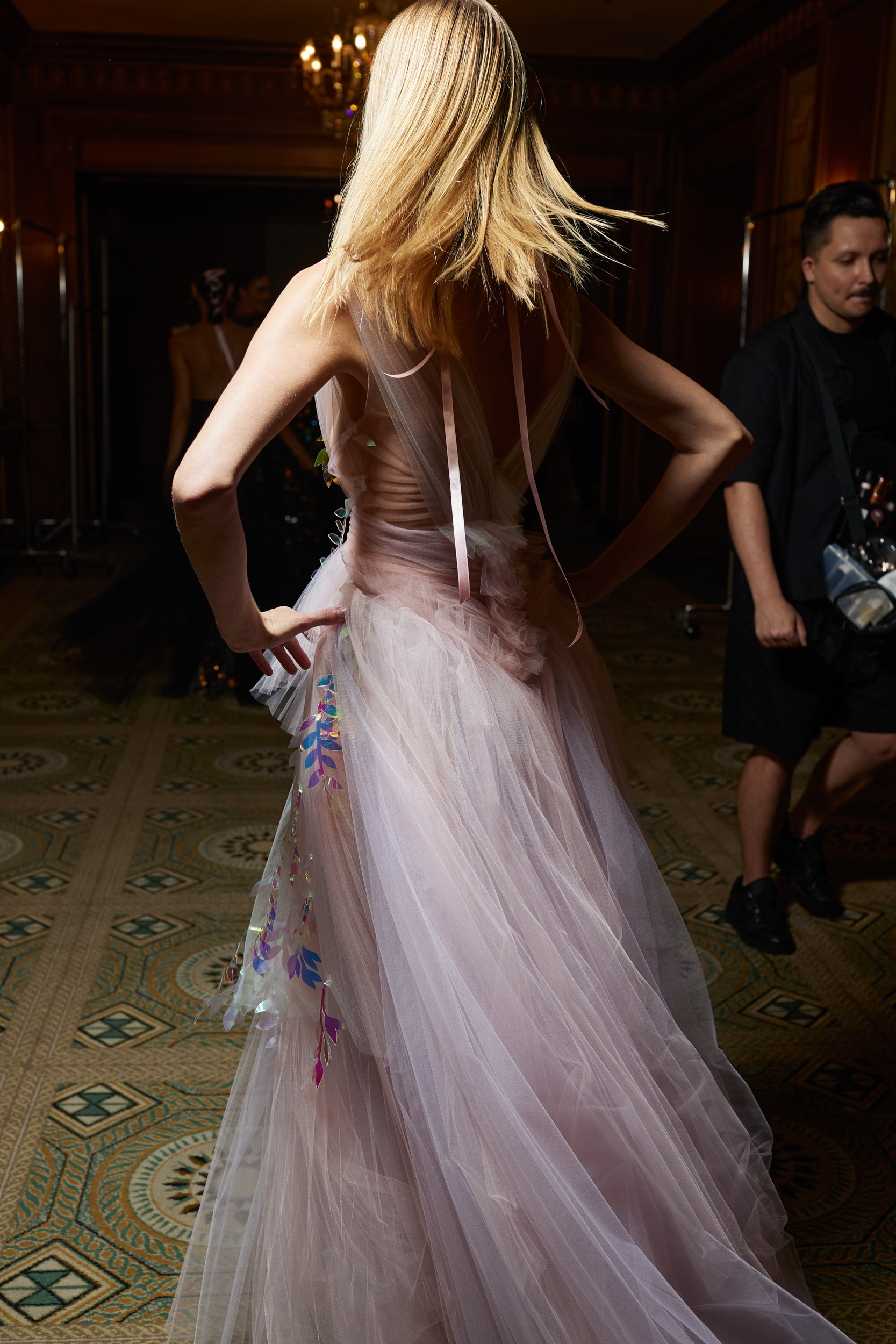 Christian Siriano Spring 2024 Fashion Show Backstage