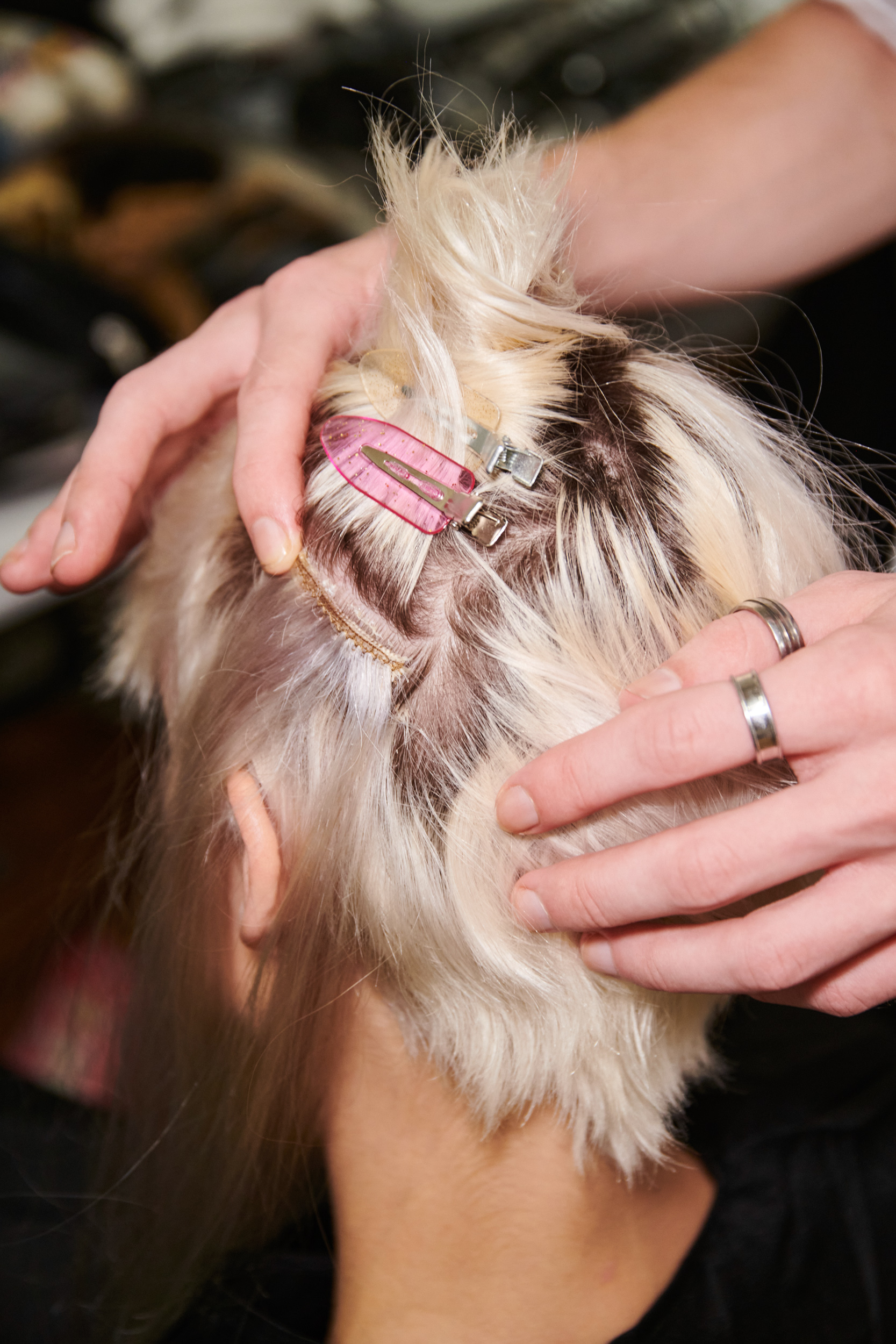 Susan Fang Spring 2024 Fashion Show Backstage