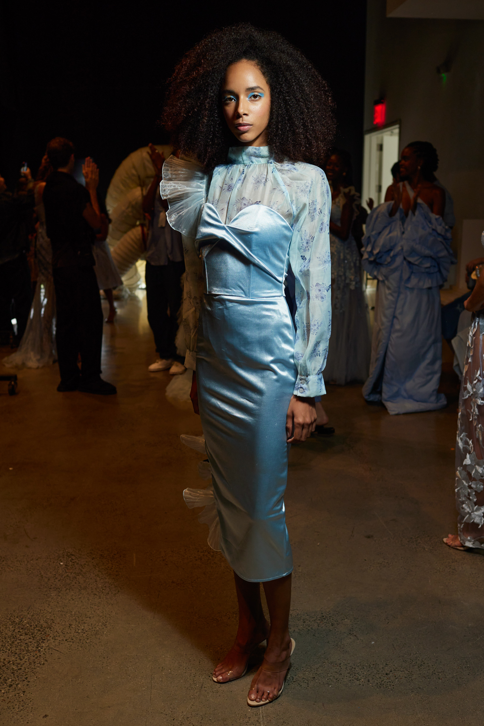 Tiffany Brown Designs Spring 2024 Fashion Show Backstage