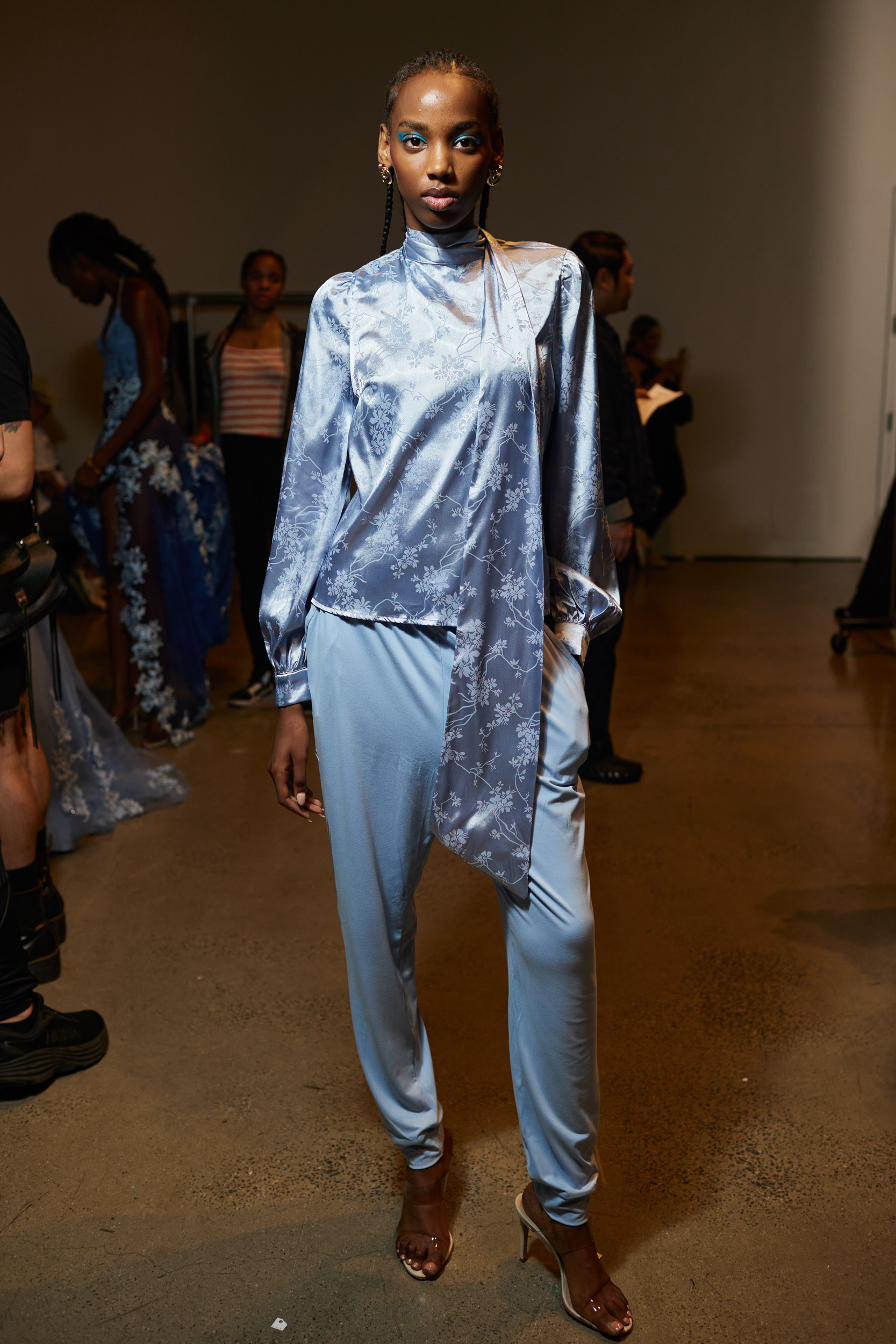 Tiffany Brown Designs Spring 2024 Fashion Show Backstage