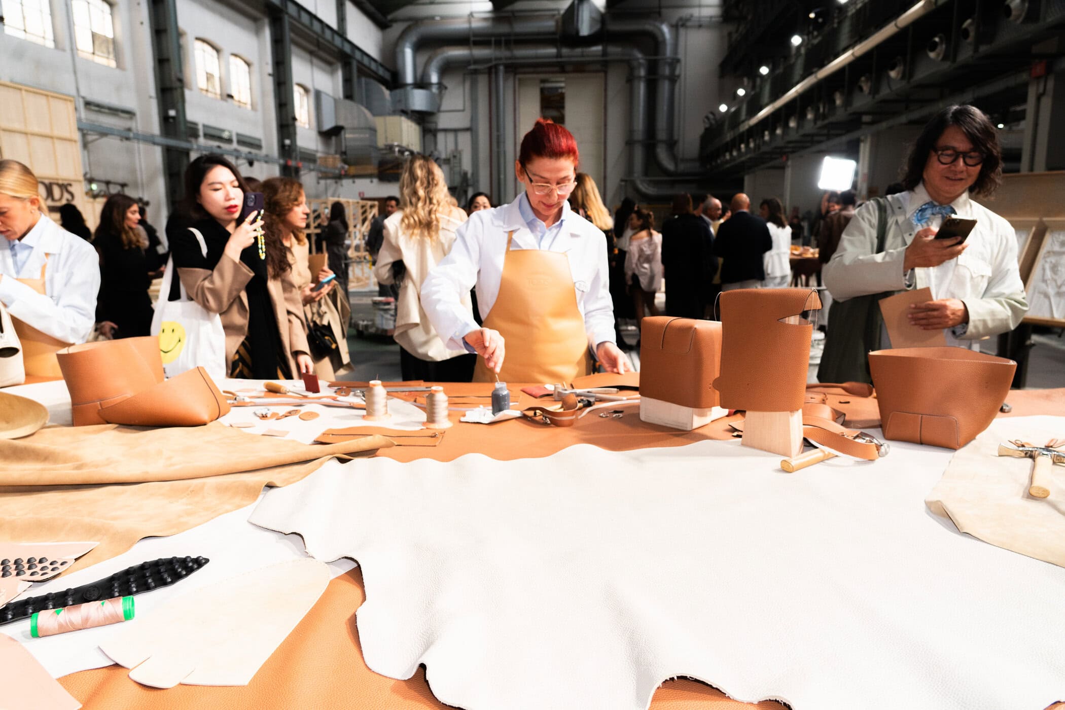 Tod S Spring 2024 Fashion Show Atmosphere